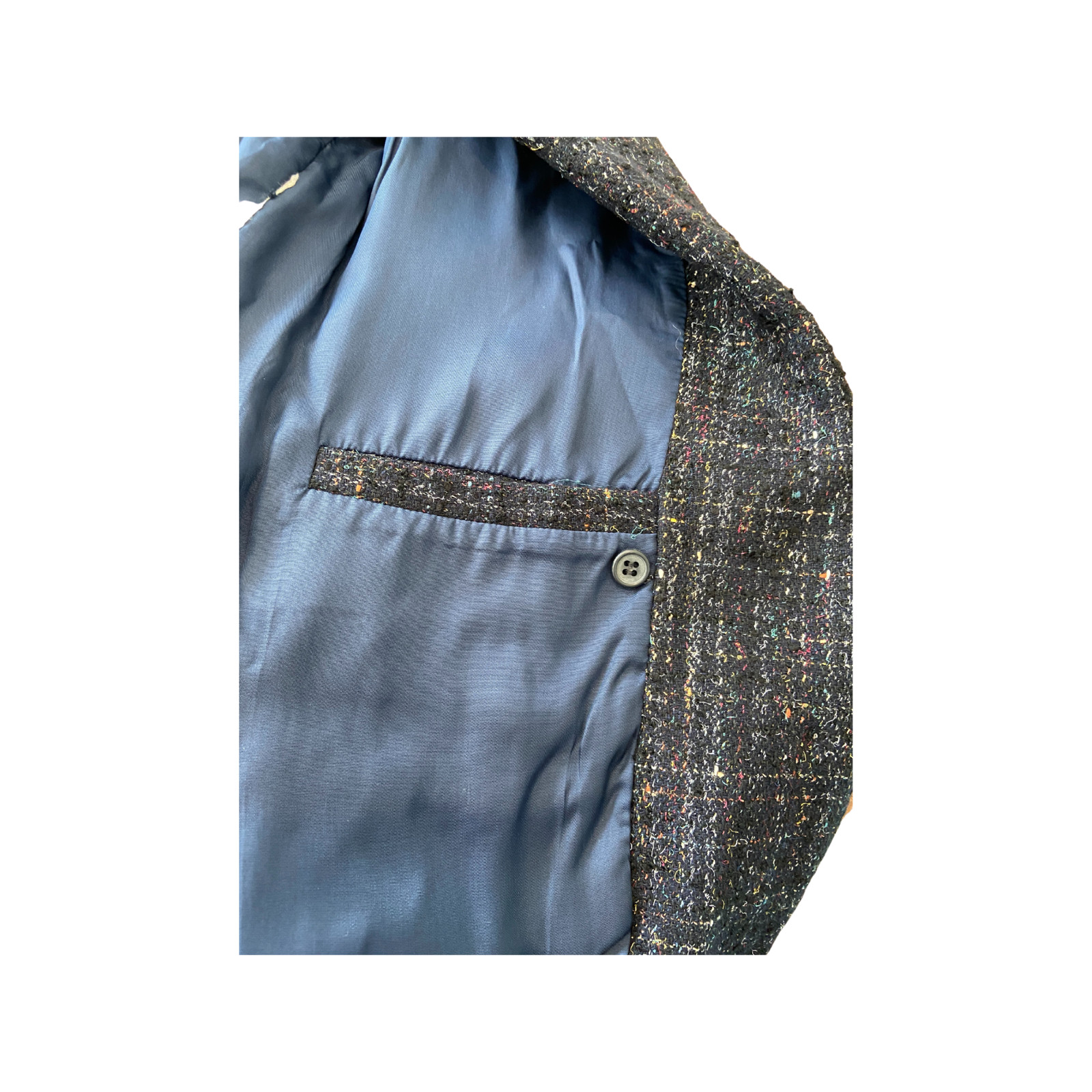 Vintage 1980s Margaret Godfrey Bagatelle Black wool Blazer Bust 38 inches