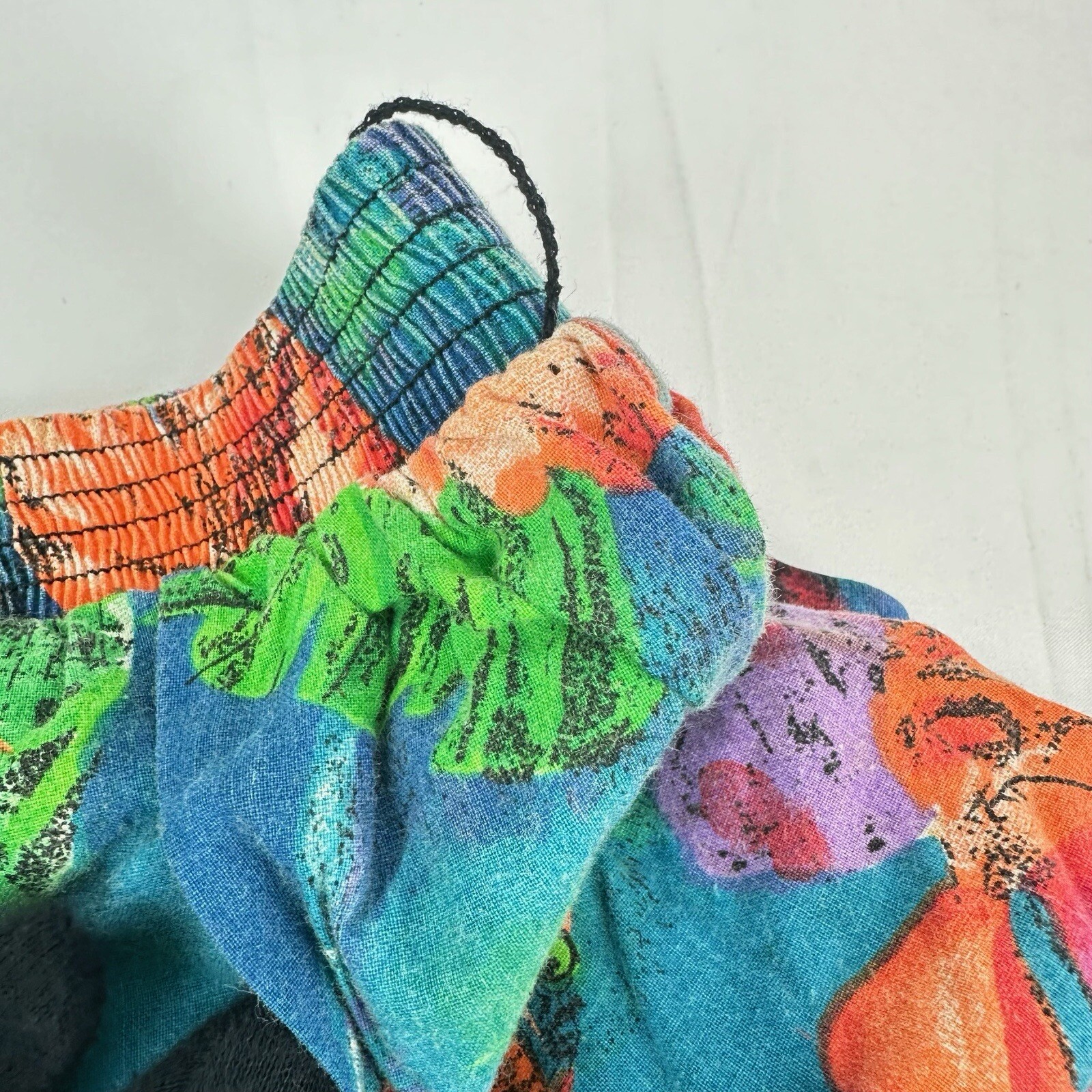 Connections Related Separates Hawaiian Tie Front Shirt Shorts Set Sz L Colorful