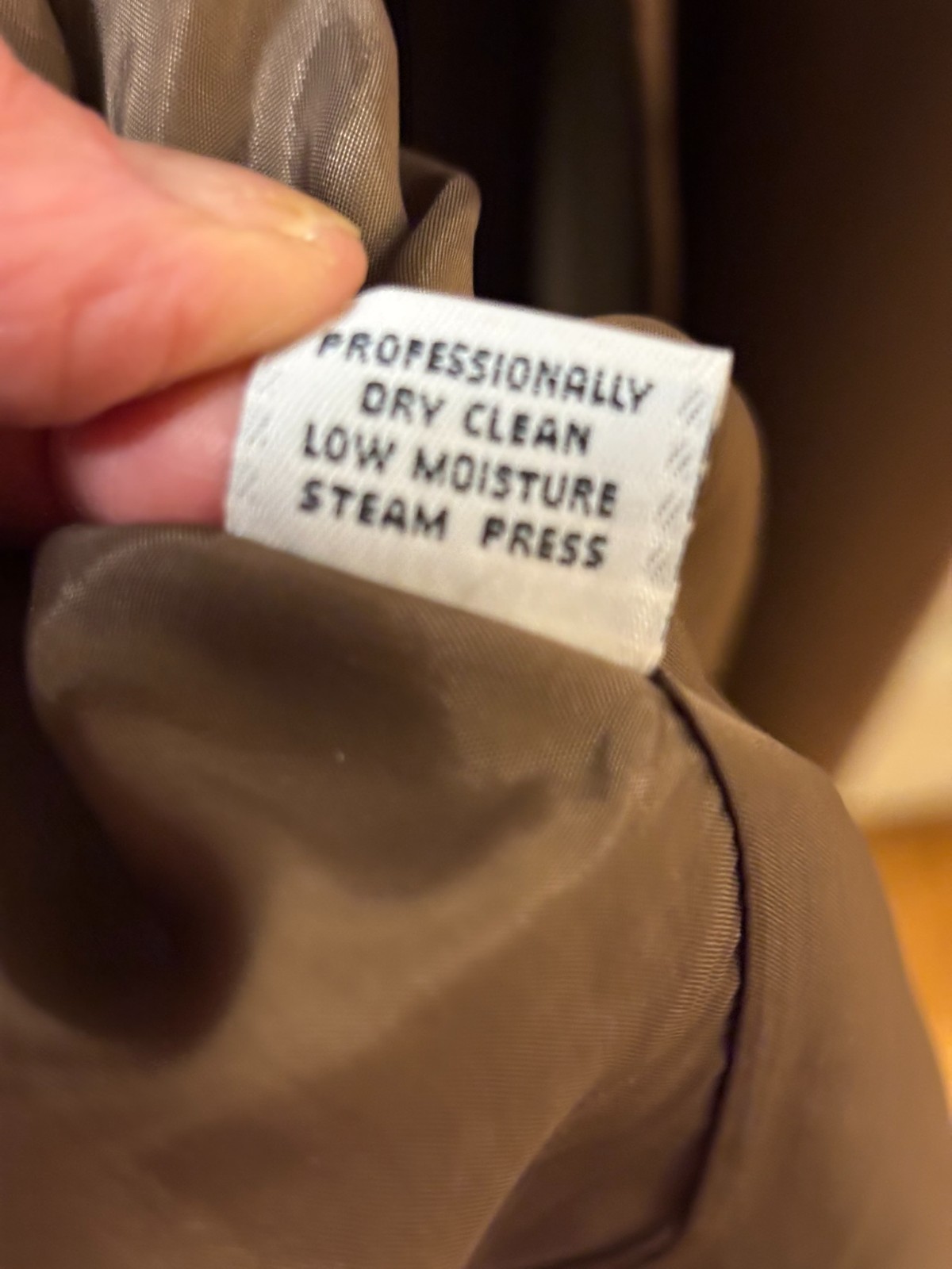 Vintage Linda Richards Wool Medium Brown Duster Trench USA Size 8