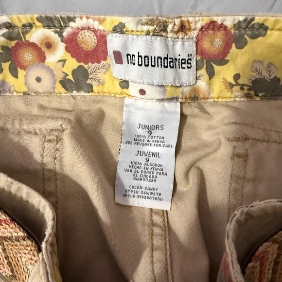 Vintage juniors no boundaries micro mini shorts with belt y2k size 9