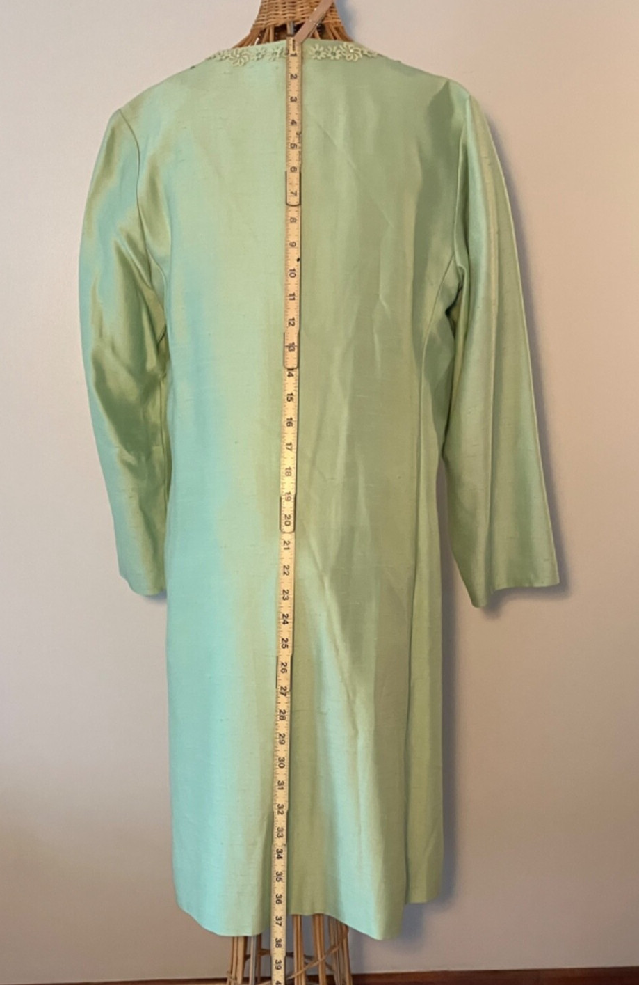 Gorgeous 1960s mint green Alfred Werber lined dress jacket – vintage