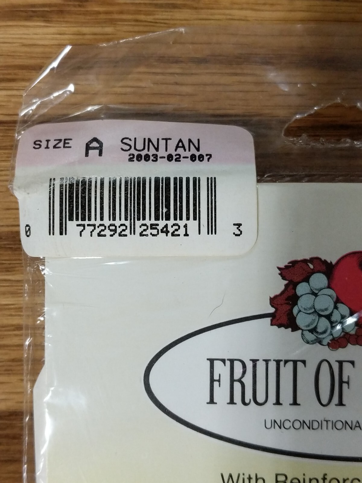Fruit of the Loom Sun Tan Vintage Regular Pantyhose Size A New in Package