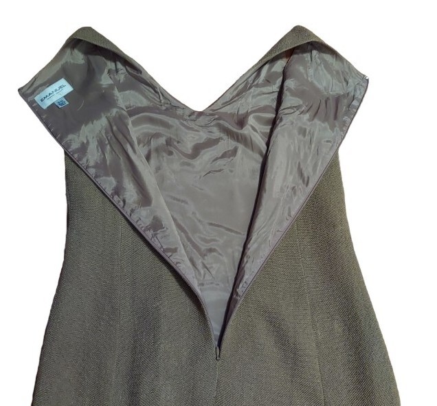 Vintage Emanuel Ungaro Sleeveless Burlap Sheath Dress Size 10