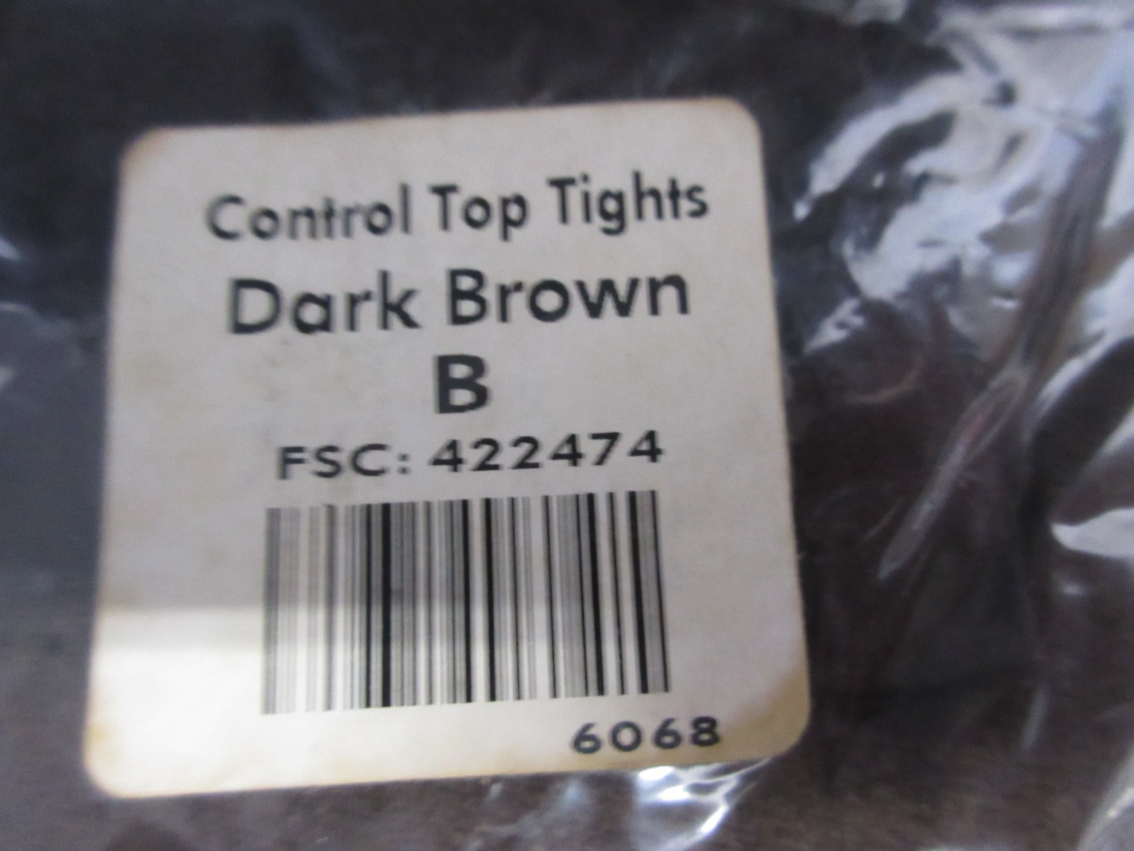 2 PAIR Avon Legwear Matte Microfiber Control Top BROWN Tights, Size B, MIP