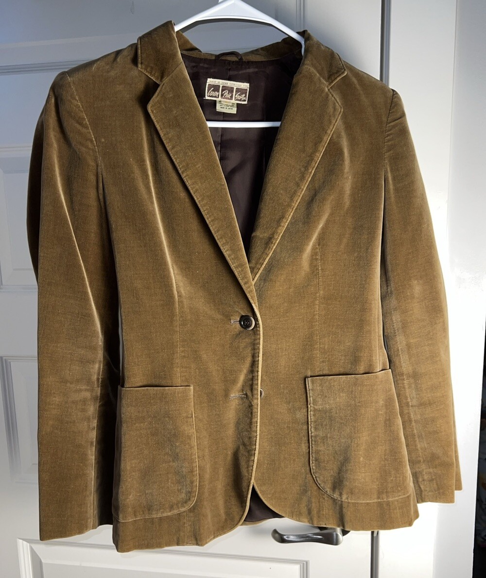 Carson Pirie Scott Women’s Brown Corduroy Professor Style Blazer size 8