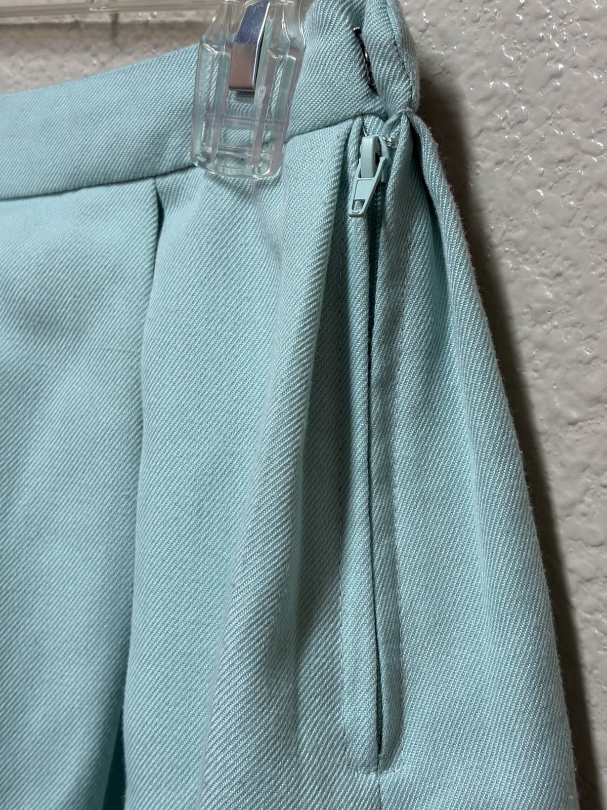 Hot Topic SM Mint Green White Stripes.Preppy Pleaded Skirt. Tennis Coquette Y2K