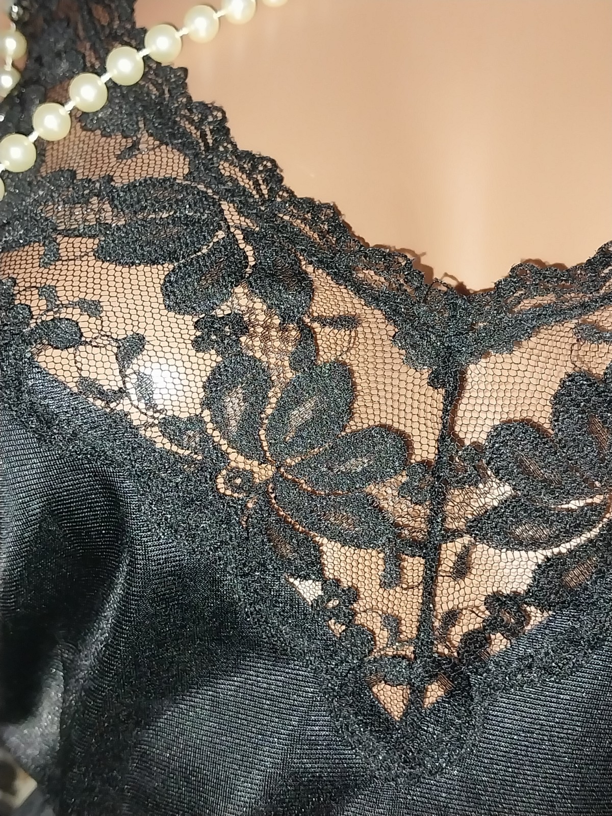VTG Silky NYLON Maidenform lacy dress slip NEW SPECIAL 38/40&Prime; OFFICE