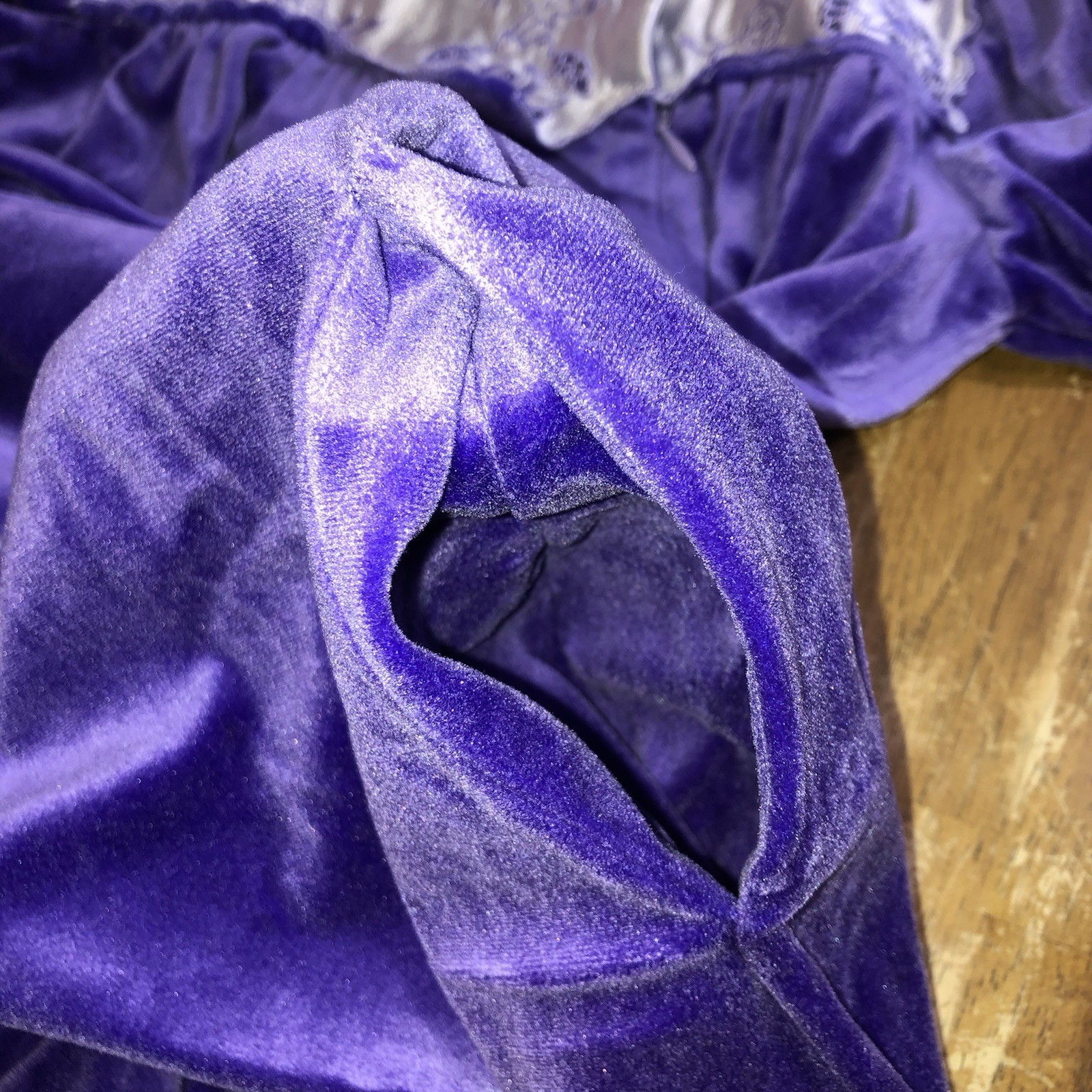 Vintage Donna Richard Gilligan & O&rsquo;Malley Velour Zip Robe Women&rsquo;s Petite Purple