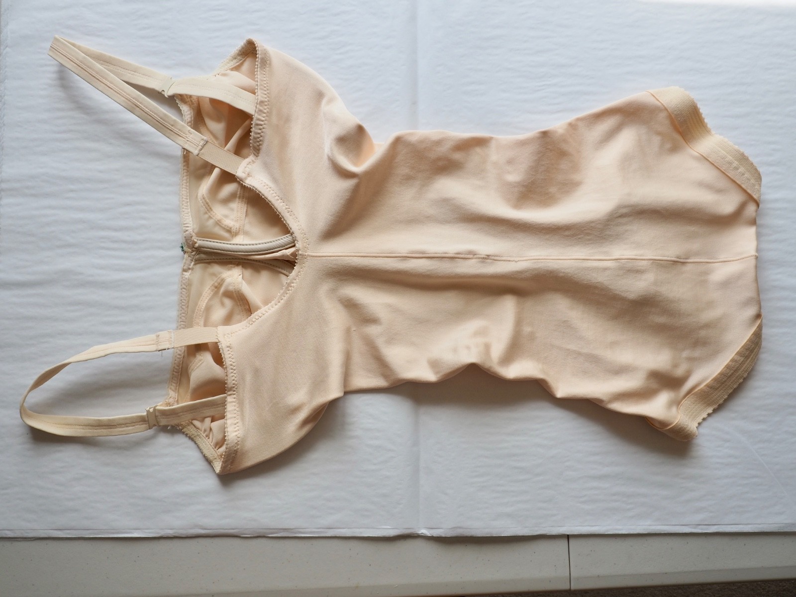 60s Vintage Goddess Corselette 38DD Underwire Bodysuit One Piece Shaper ILGWU