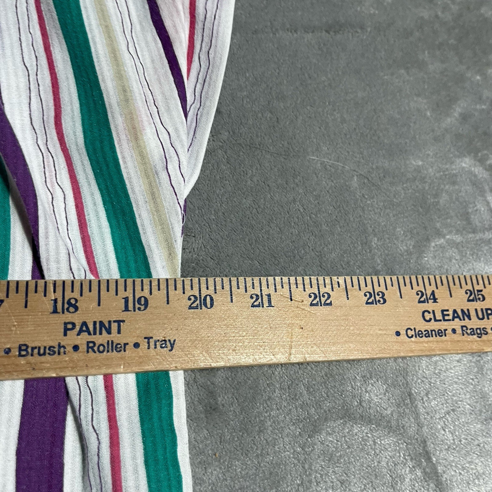 Vintage Picket & Post Shirt Womens Small Striped Button Up 80s Retro