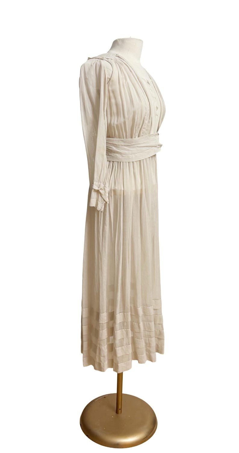 Authentic Edwardian Dress / Tea Dress / Antique Dress / Size Small