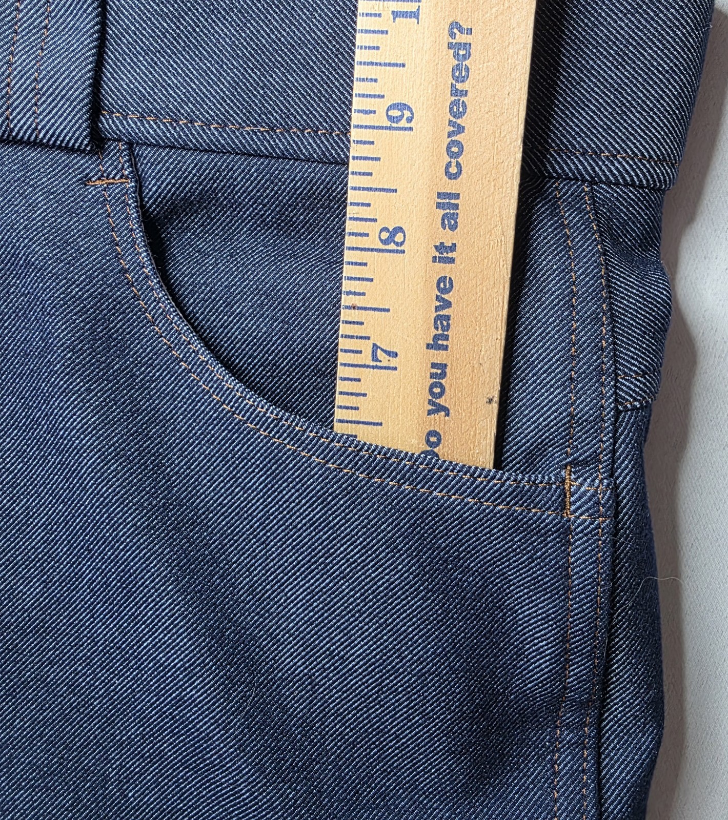 Trail Rider Jeans With Full Suede Panel Seat Flare Size 40 AB 4-1004