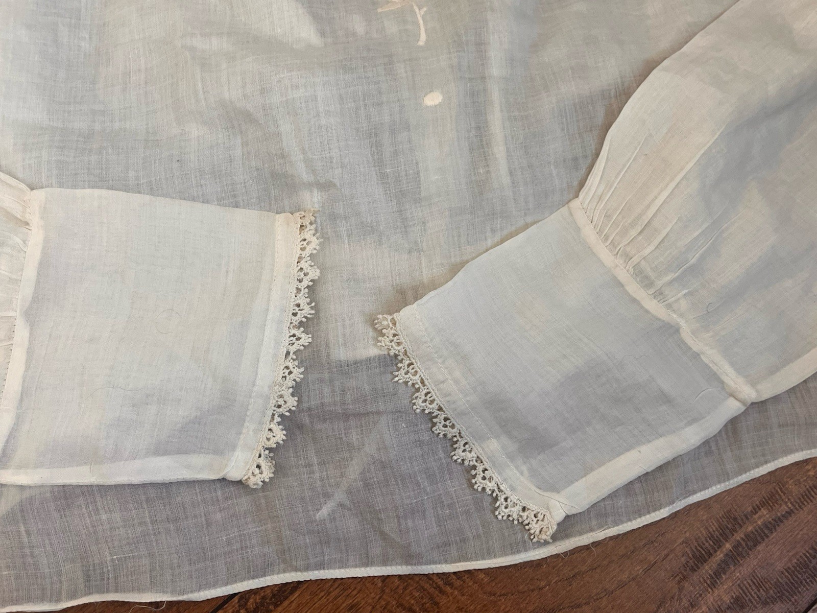 Authentic Victorian woman&rsquo;s blouse, Open Embroidery Bust 40” Length 17”