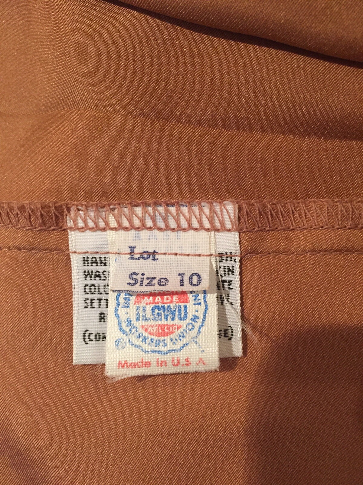 VTG 60’s/70’s SEPARATE THOUGHTS BY NARDI’S Blouse Size 10 ILGWU USA UNION MADE