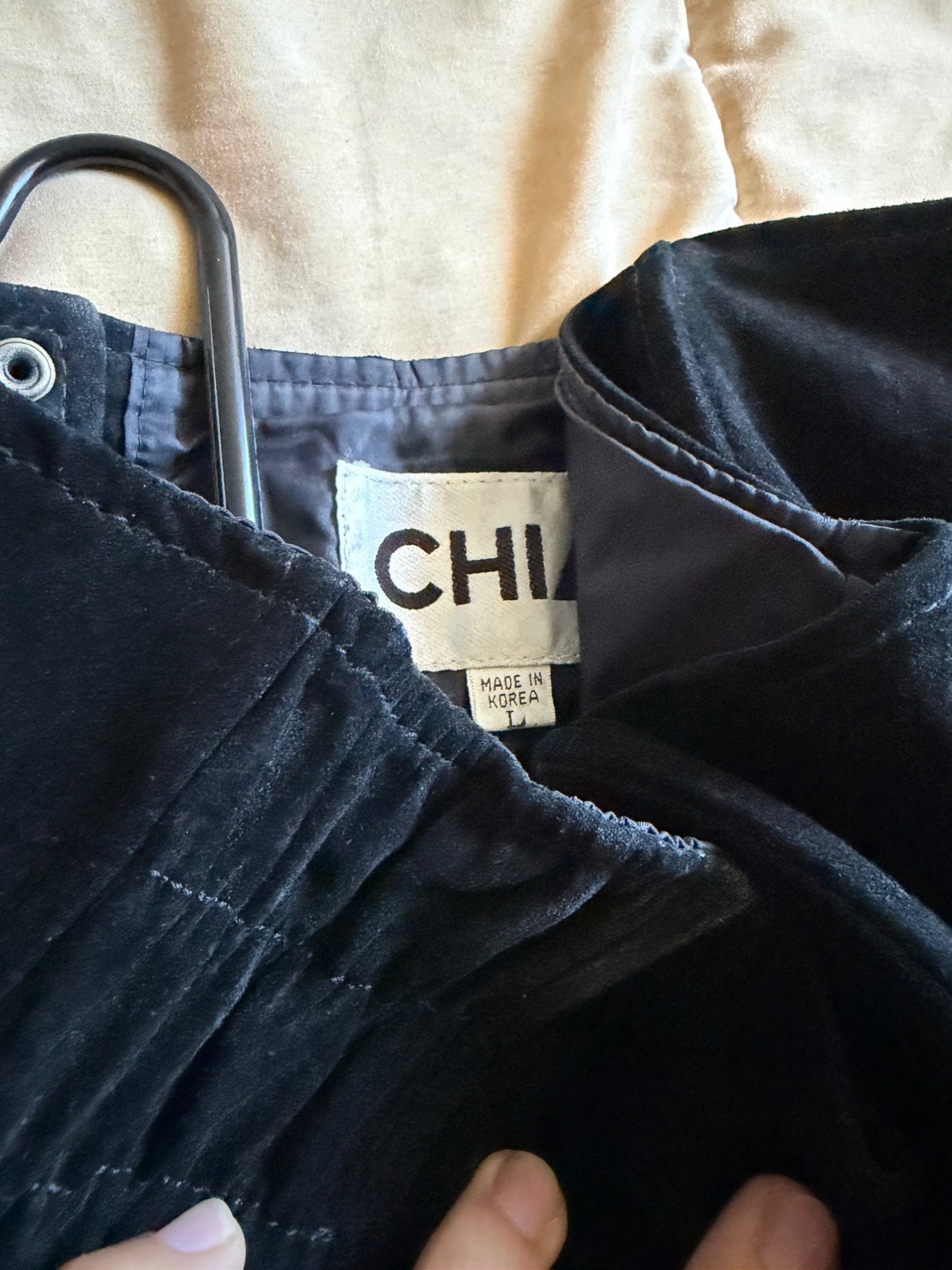 CHIA Vintage 80’s Black Suede Jacket, Corset & Skirt Set Size Medium/Large/8