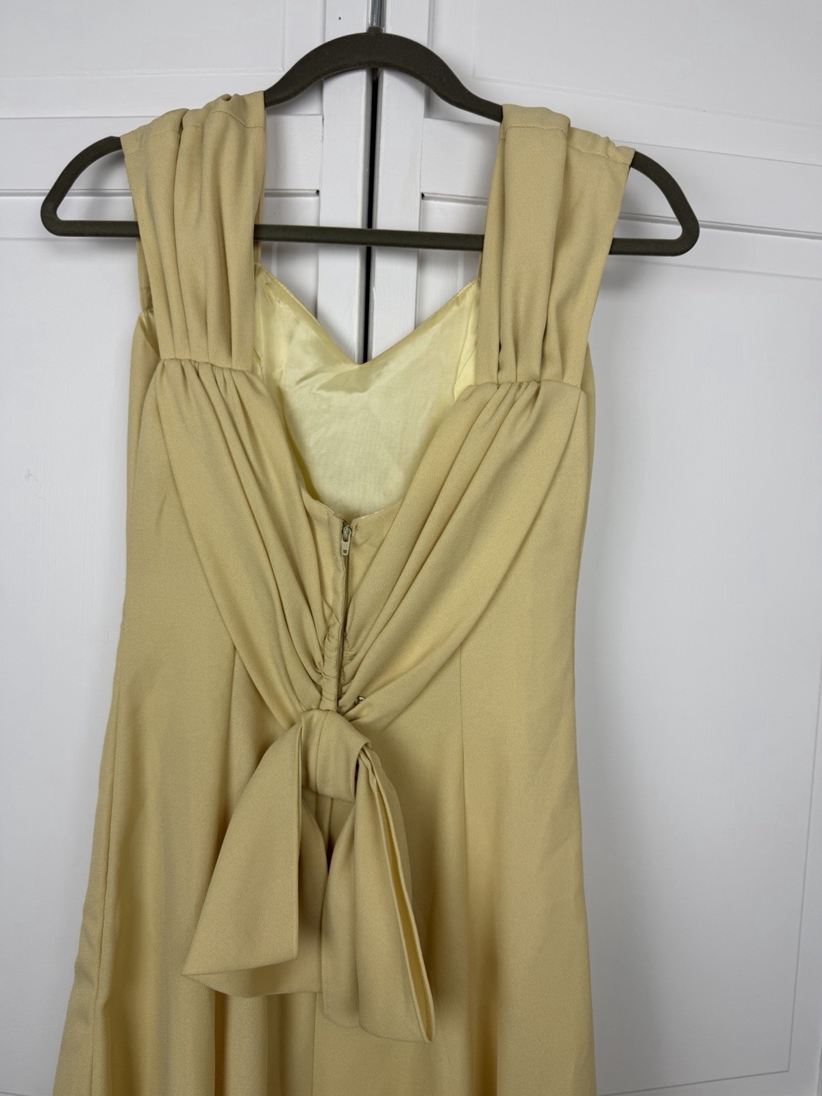 Vintage Eve of Milady Vintage Yellow Maxi Dress Women&rsquo;s Size 10 Regular