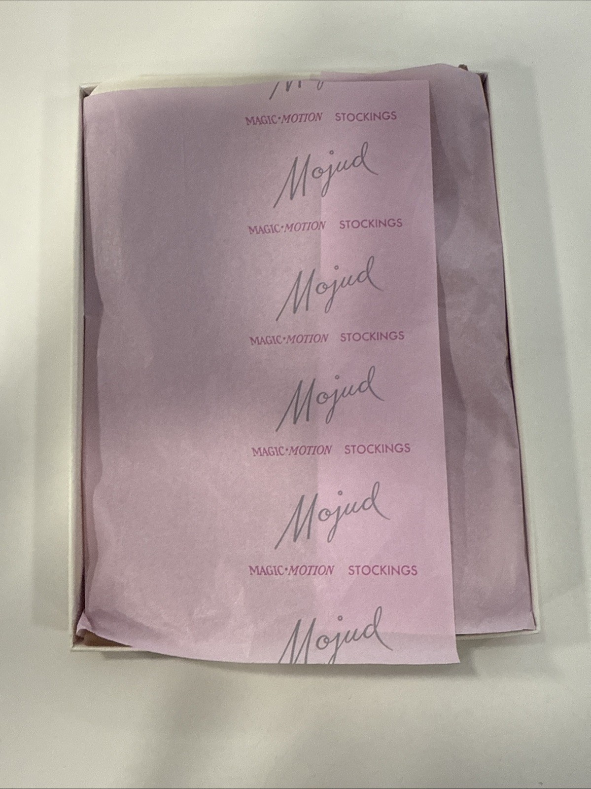 Vintage Mojud Magic-Motion Nylon Stocking Sz 10.5 Lot Of 2 Reinforced Toe
