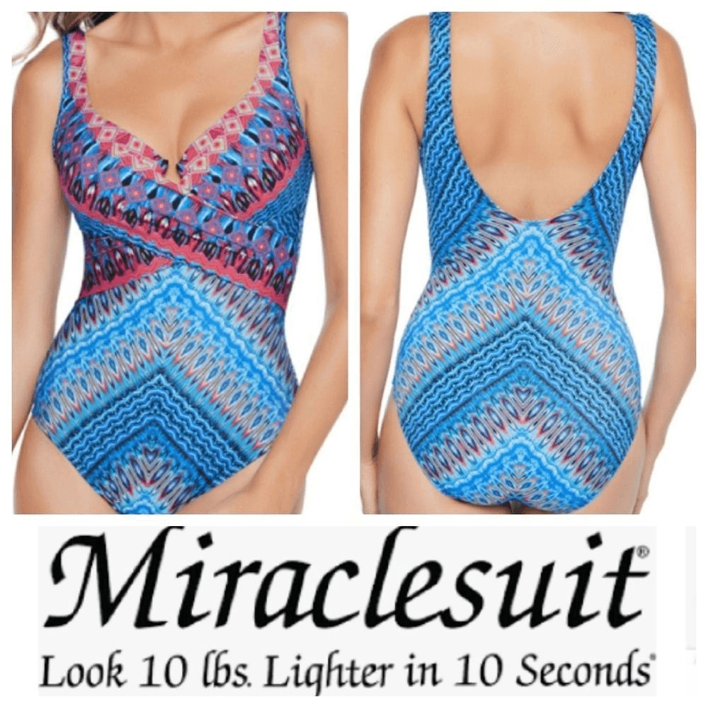 2023 Arrival Miraclesuit Casablanca Criss Cross Escape Sz 10 women&rsquo;s swimsuit