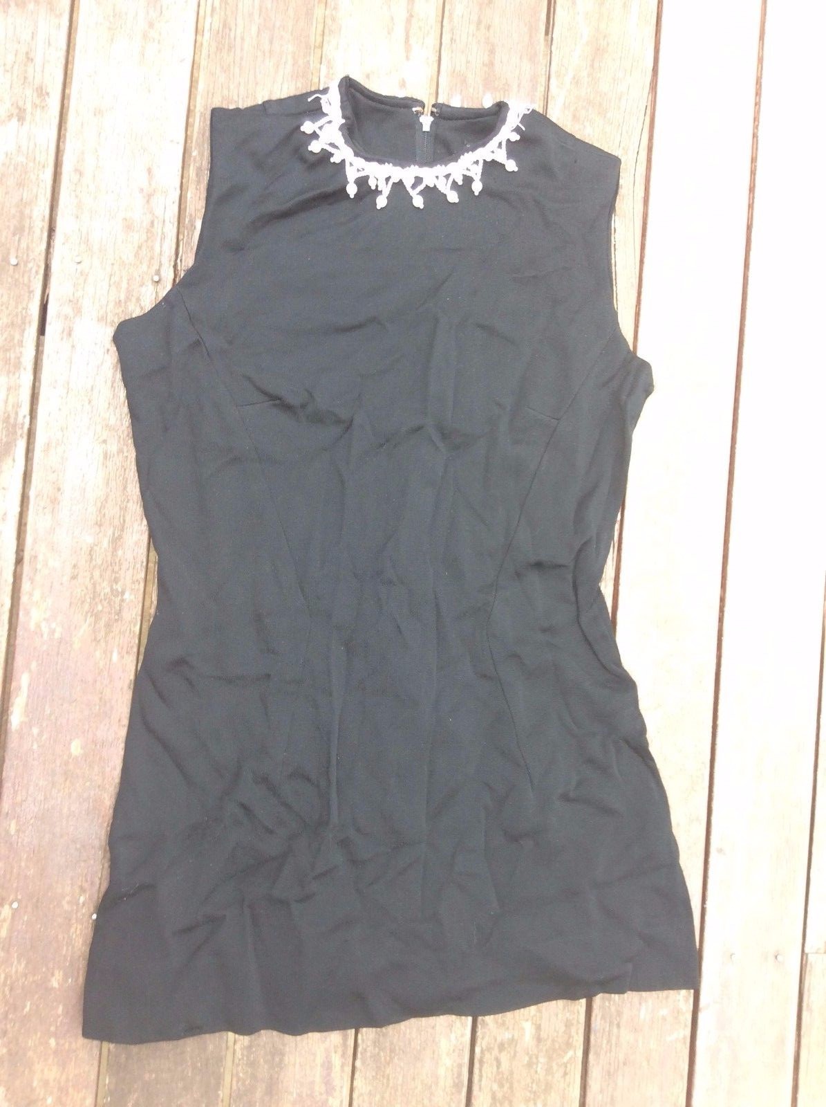ORIGINAL Vintage 60s mod scooter evening MINI DRESS 6 8 XS S FREE POST dress
