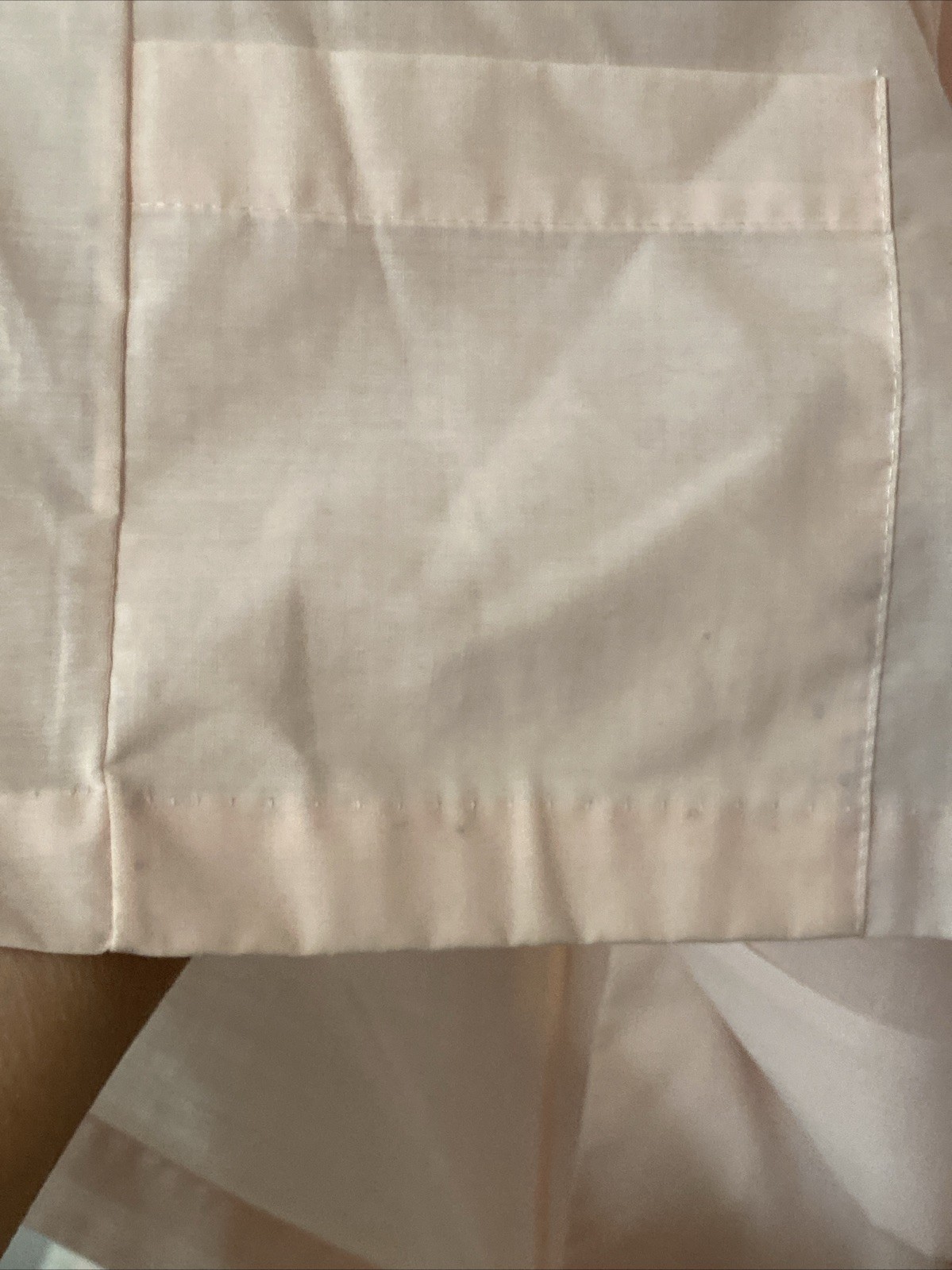 Vintage Sears 2pc Pajama Set Pink Embroidered 38 M/L