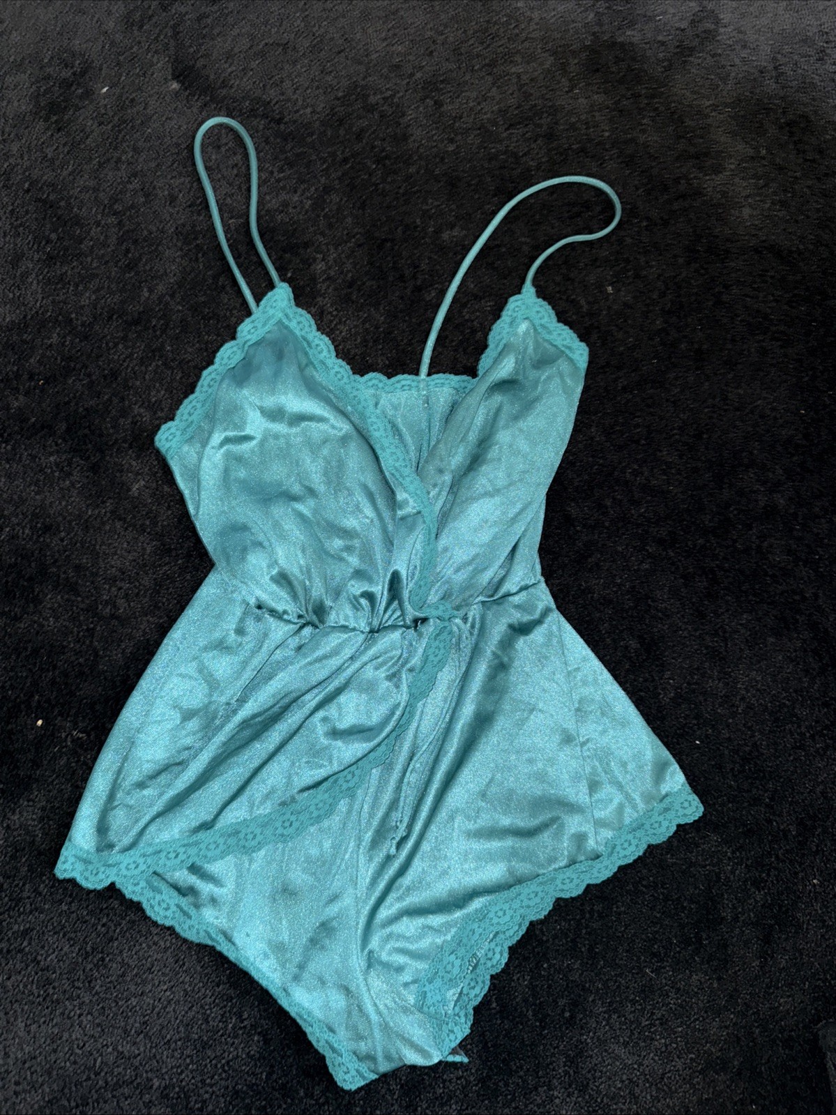 Vintage Joseph Magnin Bodysuit Nighty Teddy Size M