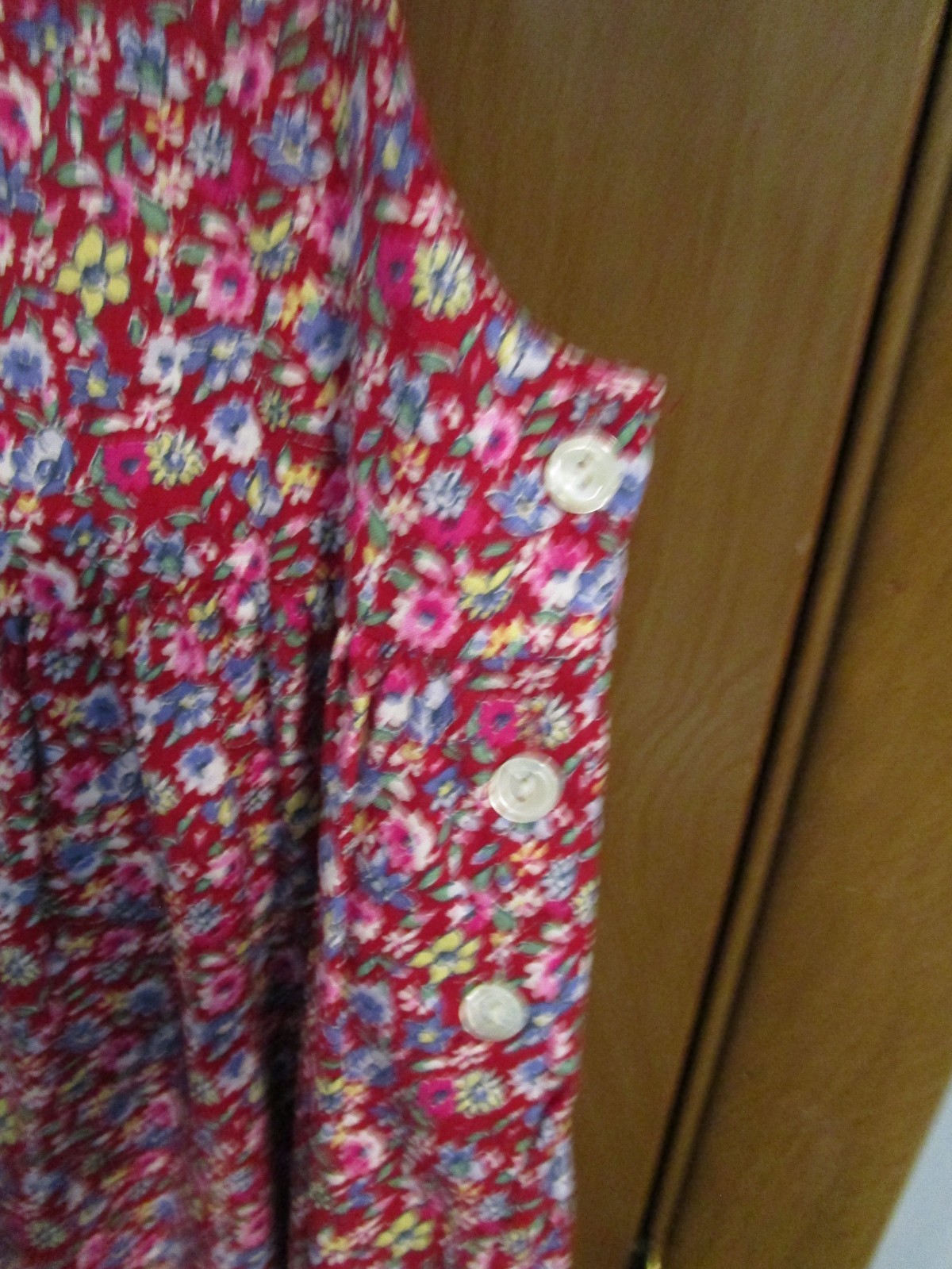 Vintage Laura Ashley Jumper Dress Floral Women’s Size 14 Great Britain Romantic