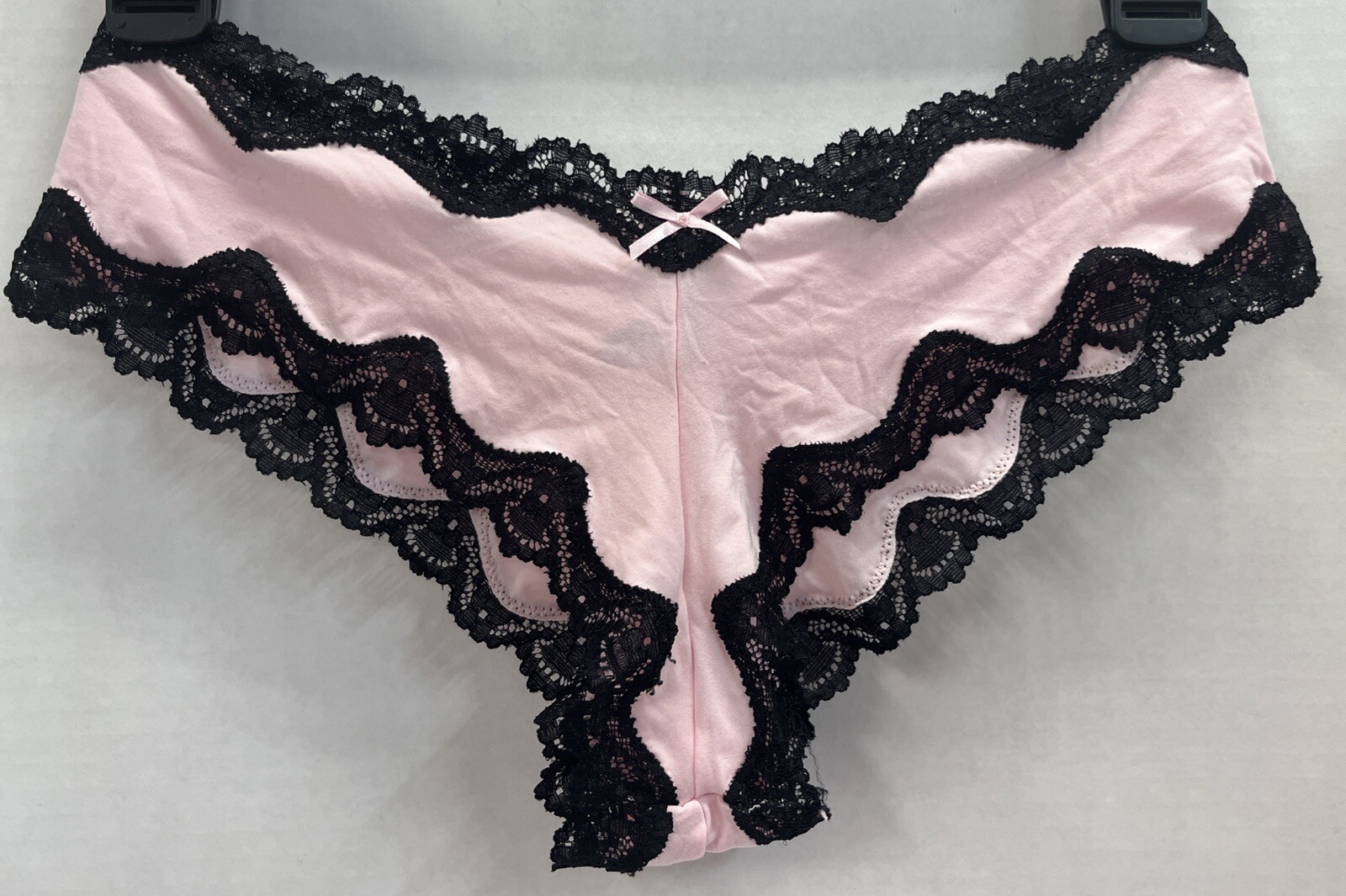 Victoria&rsquo;s Secret VTG 2010 Sexy Little Things Satin & Lace Cheekini Panty Sz M