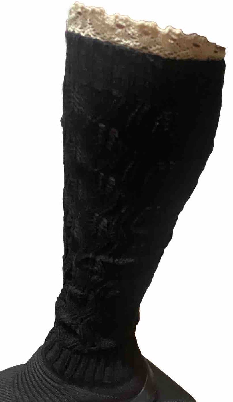 Textured Leg Warmers Ribbed Cable Knit Various Colors One Size
