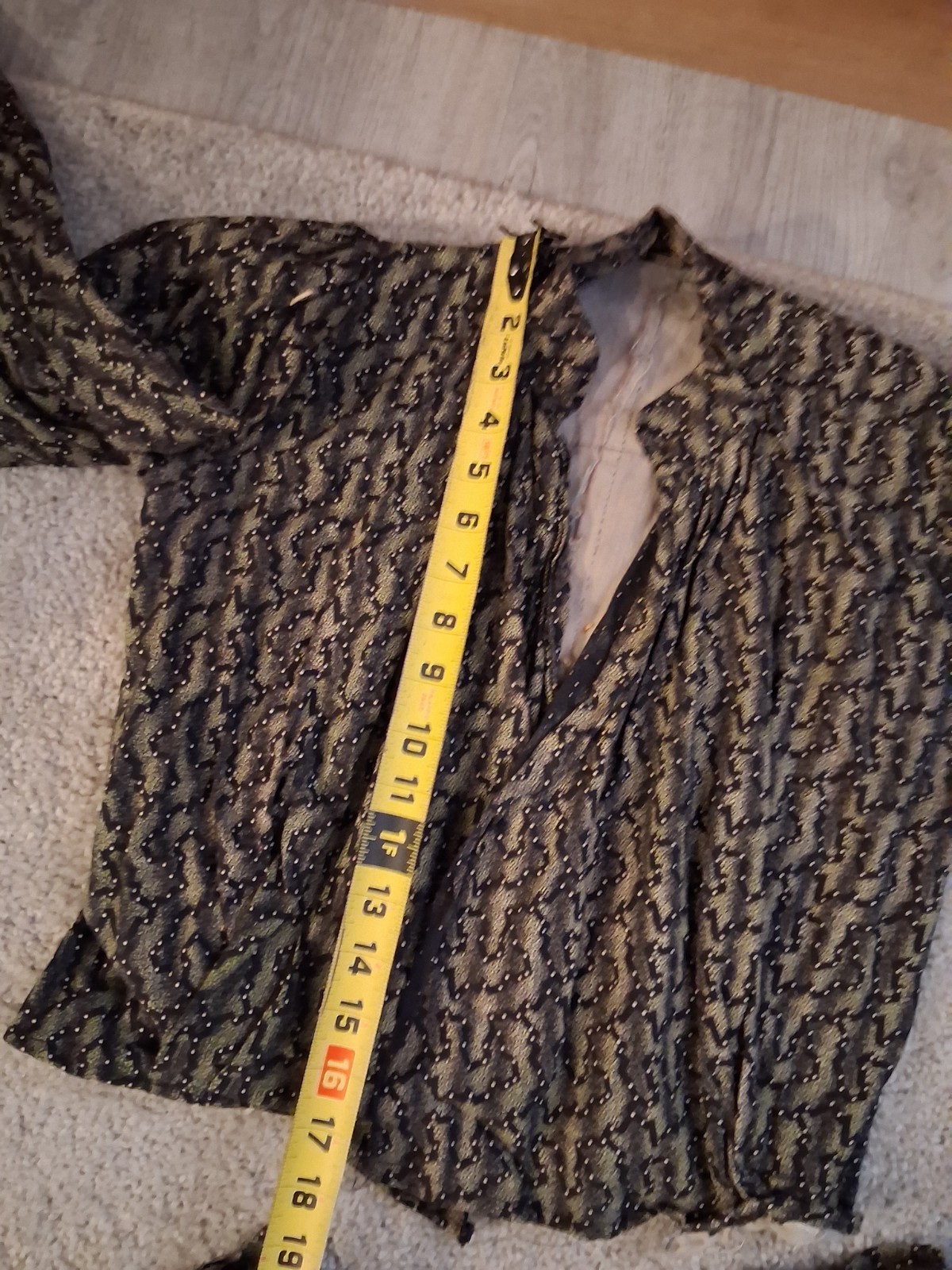 Antique Pioneer Prairie Colonial Day Cotton 2-Piece Edwardian Dress