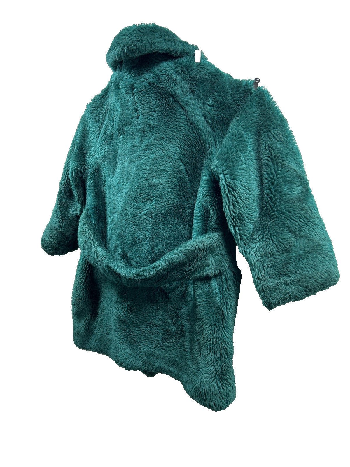 ​Vintage 1970s Teddy Bear by White Stag Green Faux Fur Coat Women&rsquo;s S