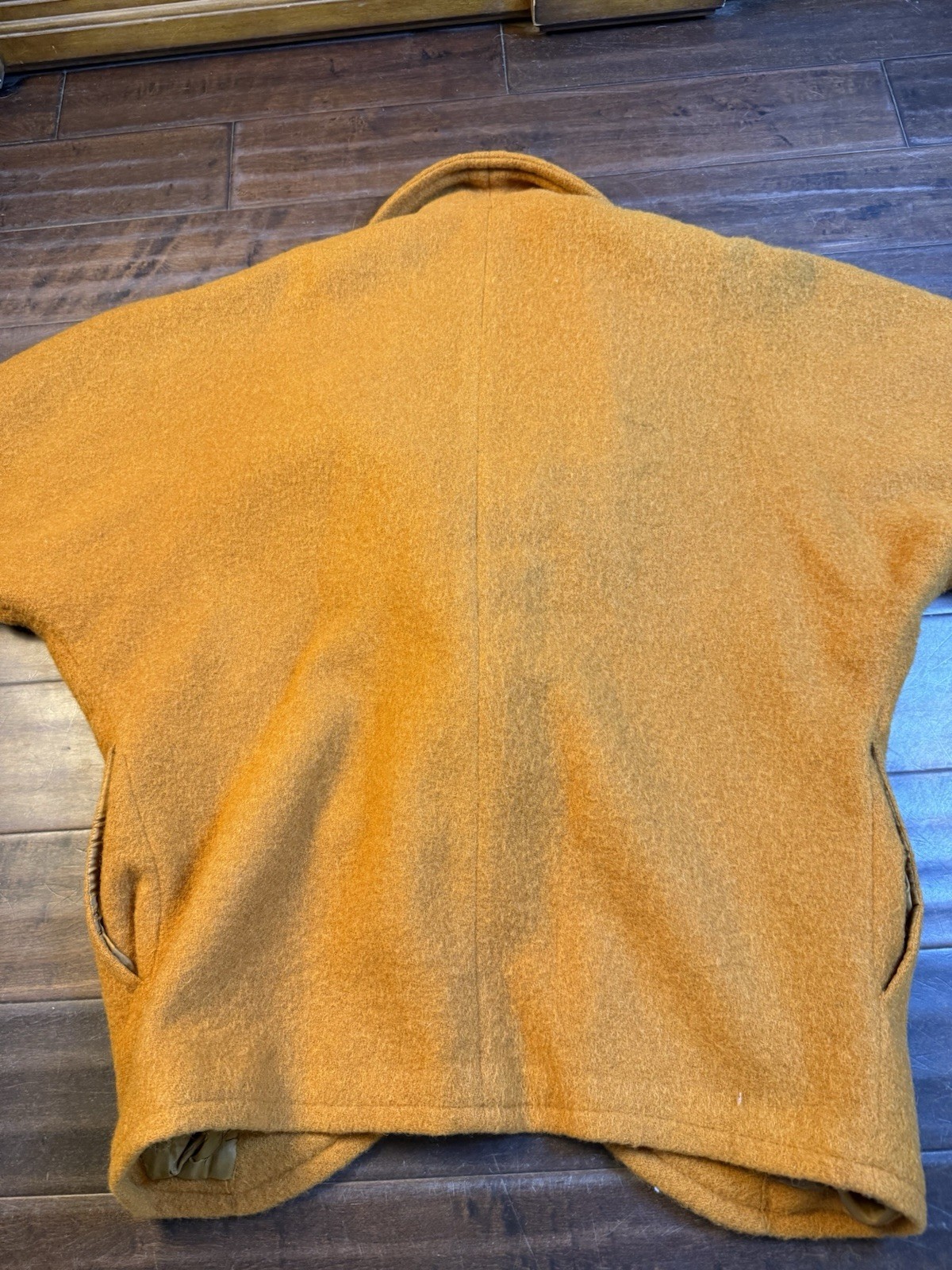 1970&rsquo;s Mid Century Modern Wool Jacket Made In Italy | Burnt Orange | IT 40 US L