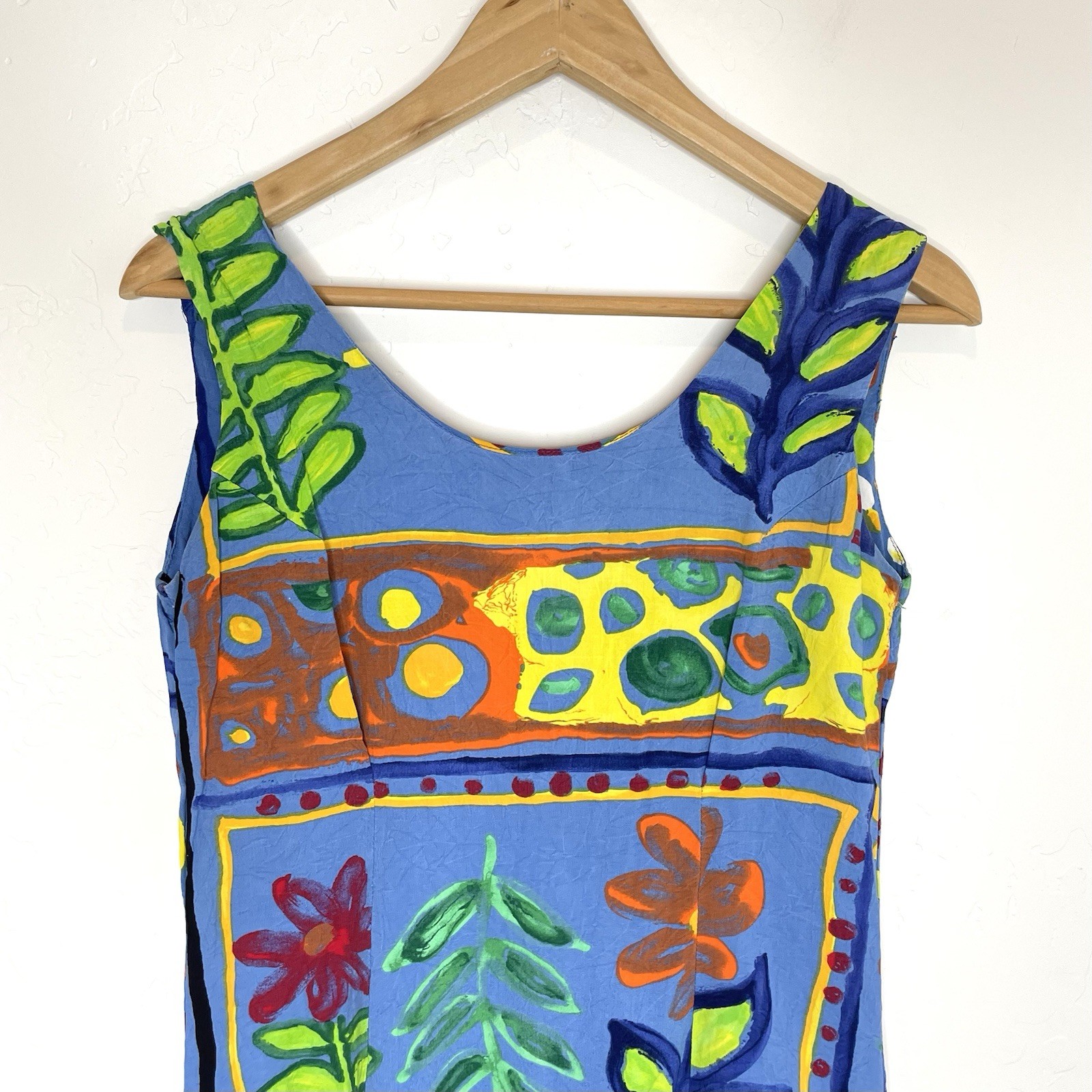 Vintage Jams World Multicolor Print Slip Dress Womens 3 Sleeveless Mini Floral