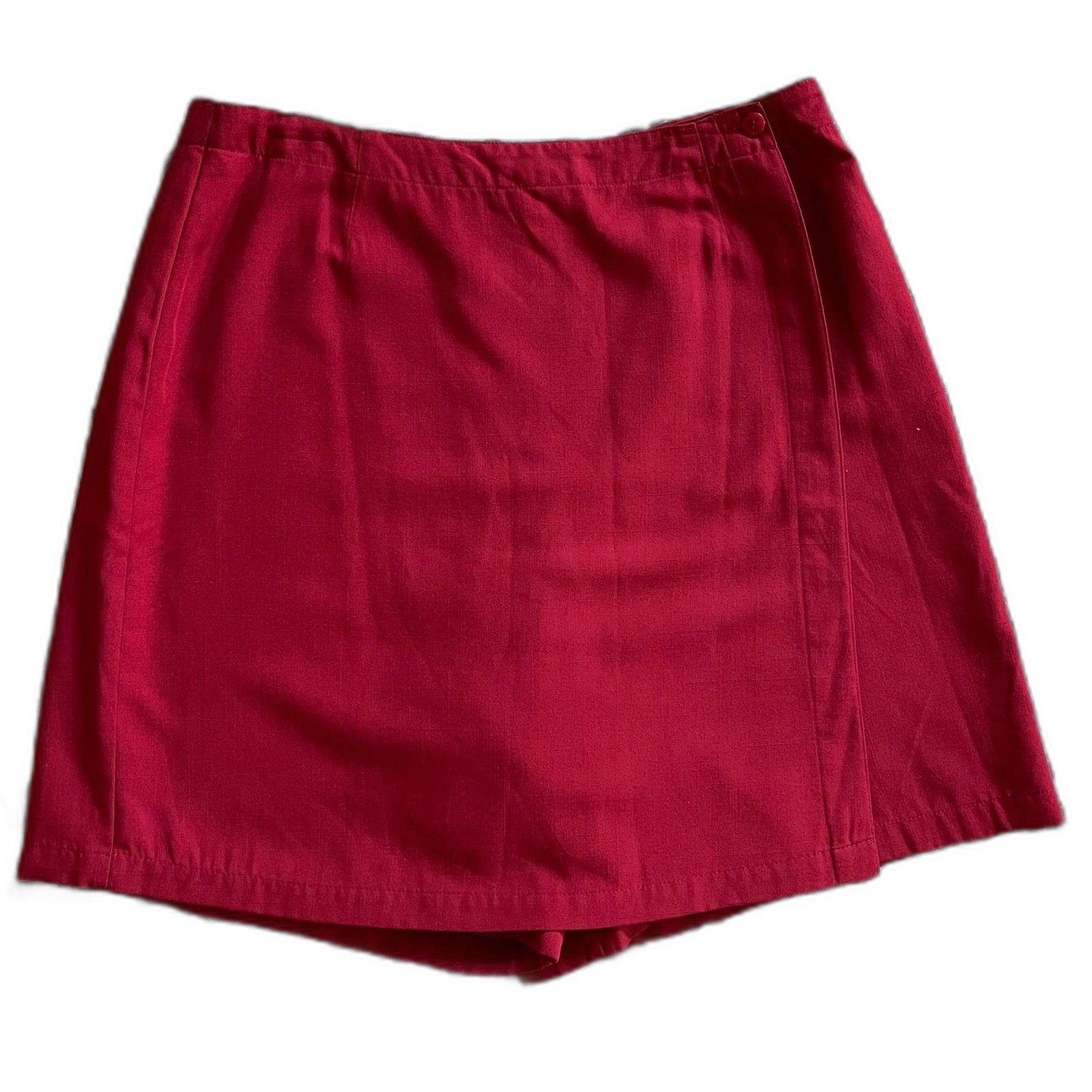 Vintage 80s/90s Raspberry/Bright Maroon Skort