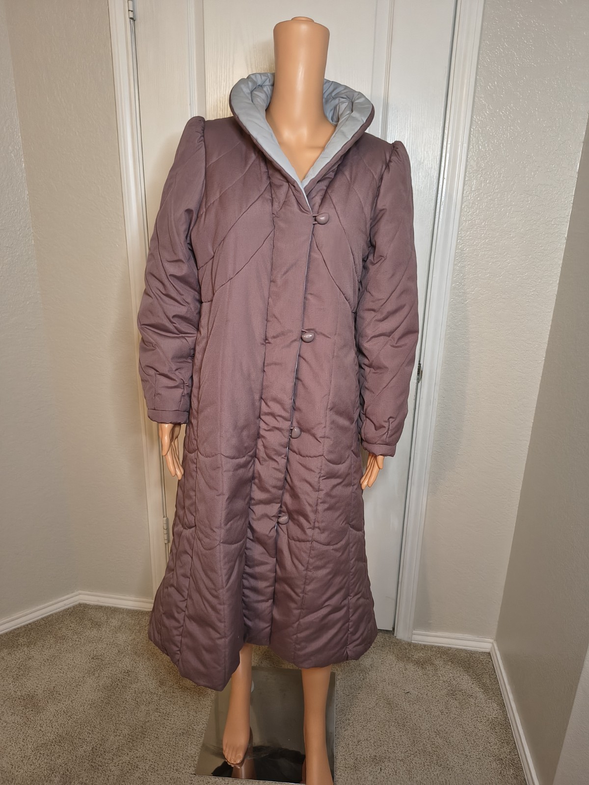 Vintage Puffer Grandmacore Cabincore Cottagecore Appr Large Women&rsquo;s Coat -DP31