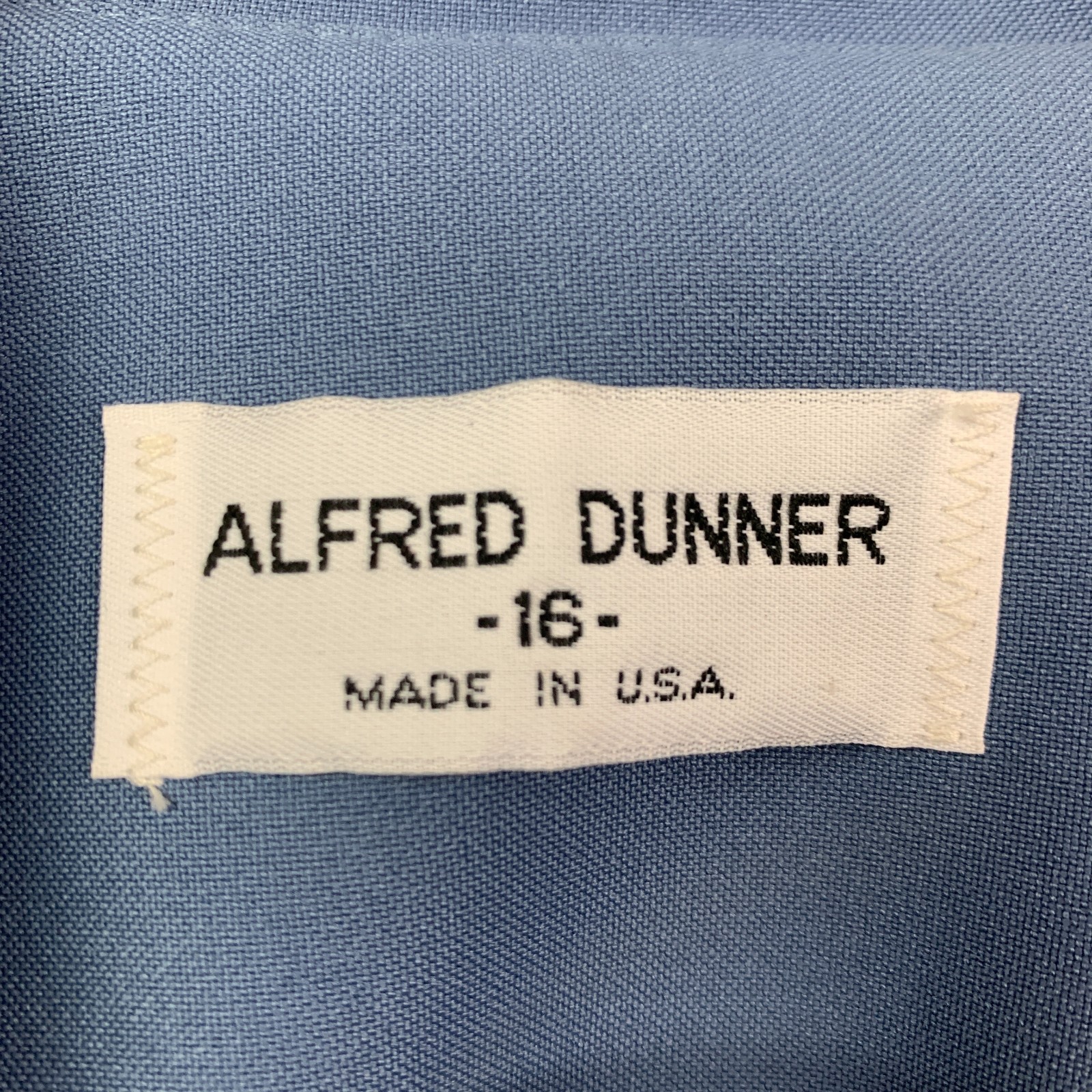 Vintage 90s Alfred Dunner Blue Suit Jacket Blazer One Button Womens 16 USA