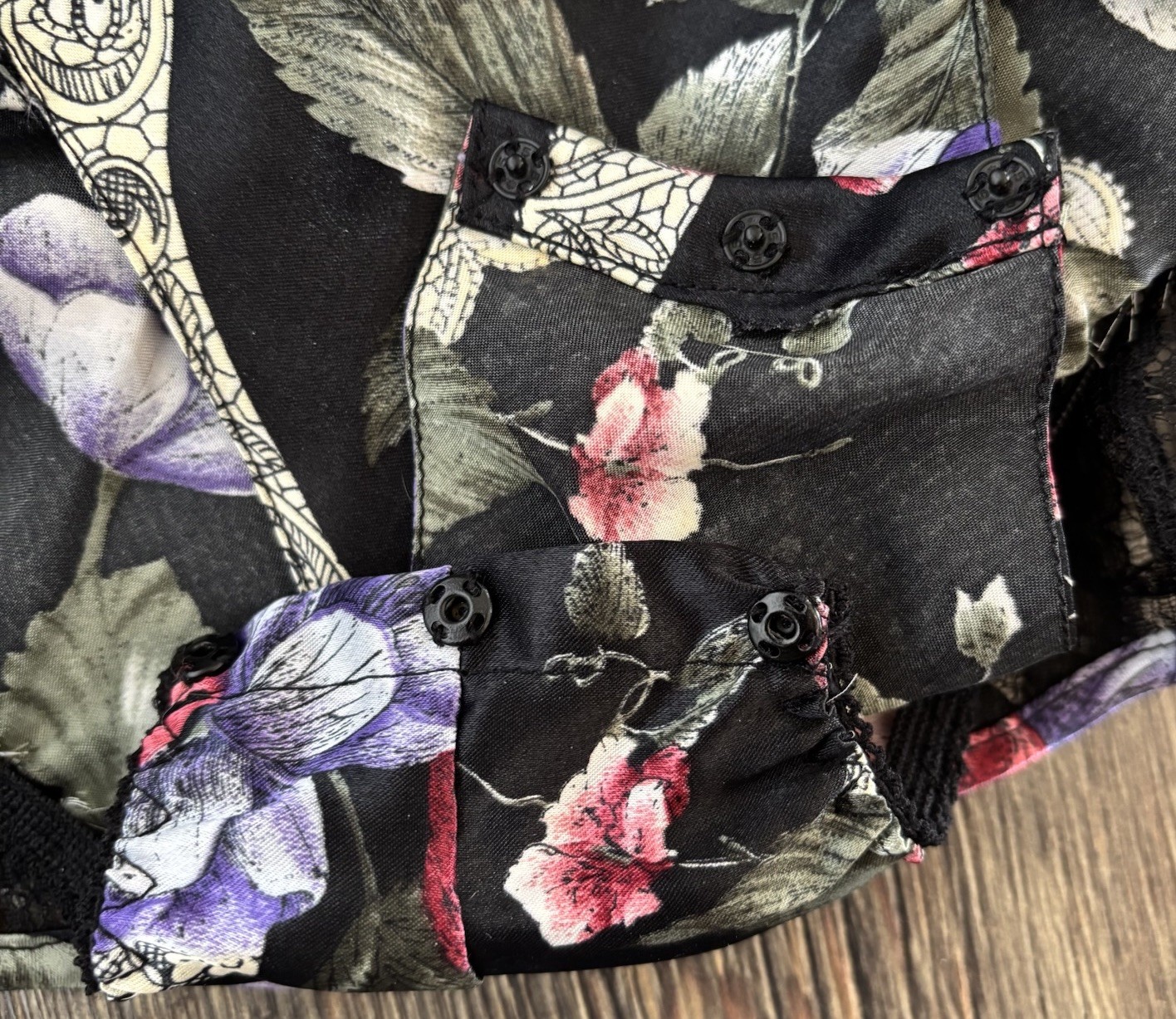 Vtg Victorias Secret Gold Label Satin Floral Teddy Lingerie NO SIZE TAG Lace 90s