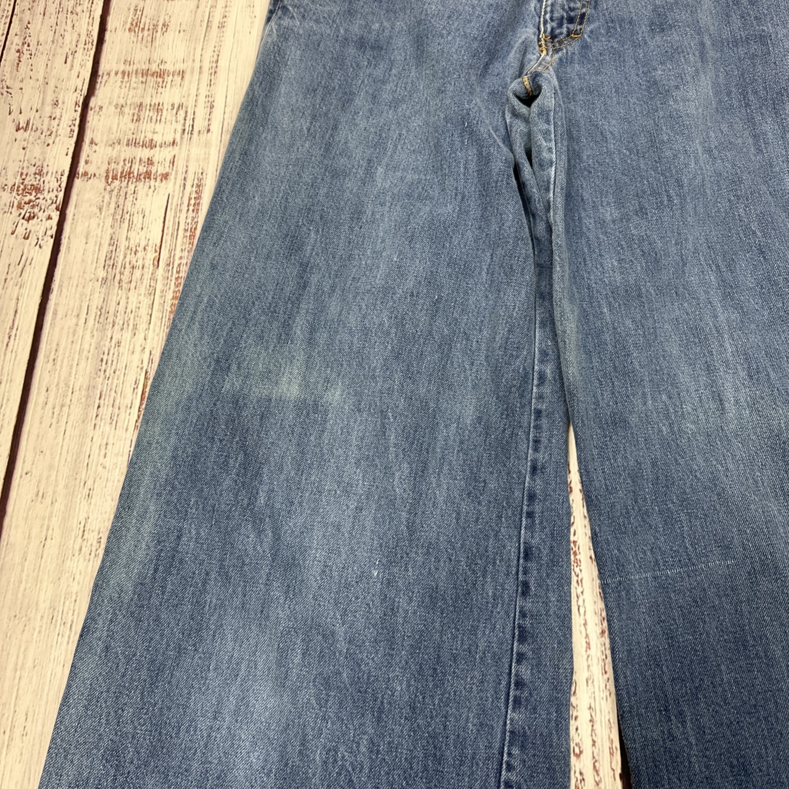 VTG 70’s Pentimento Bell Bottom Jeans Womens Sz 9(23×31) High Waist Stretch RARE