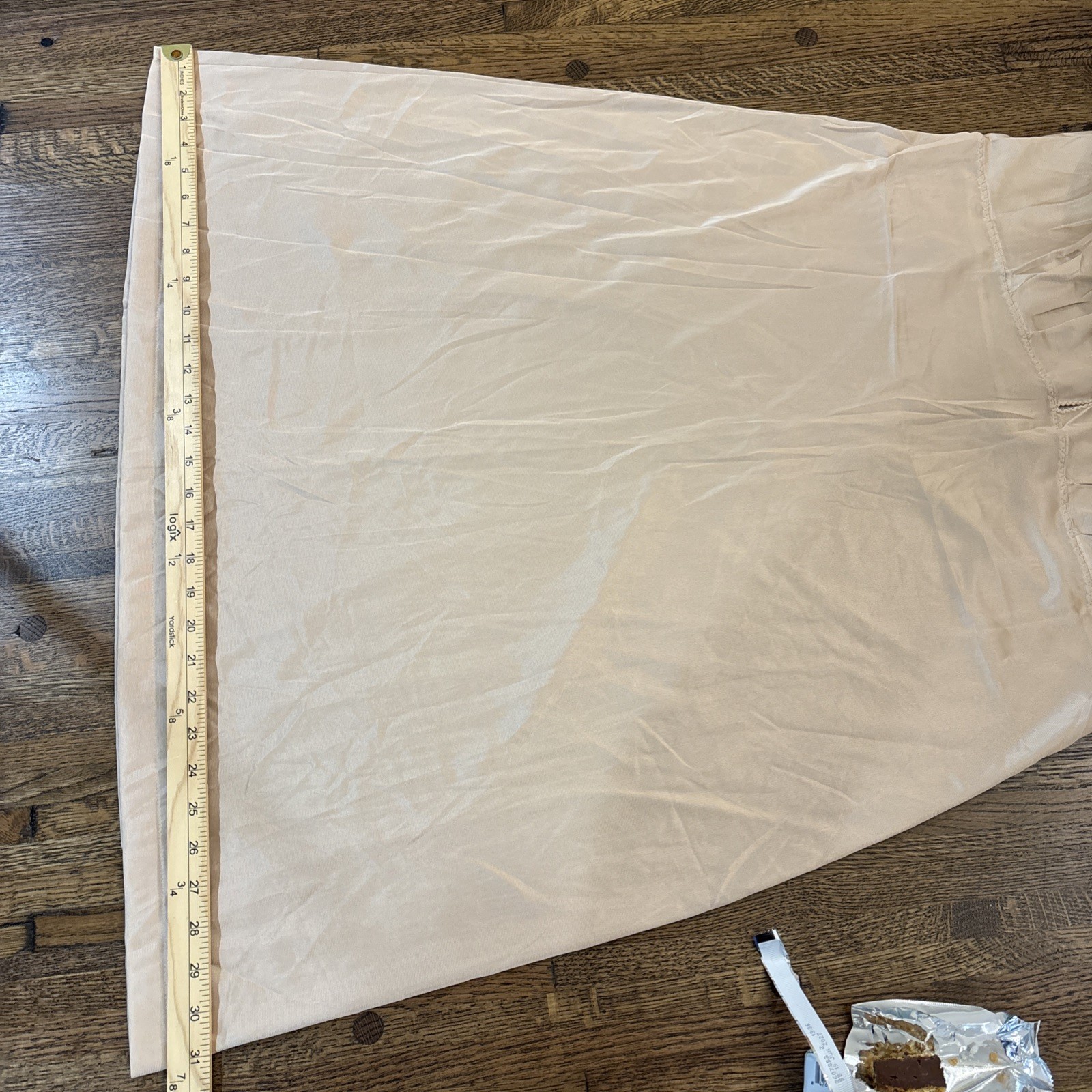 vintage formfit a cut above full length beige nude slip 42 tall