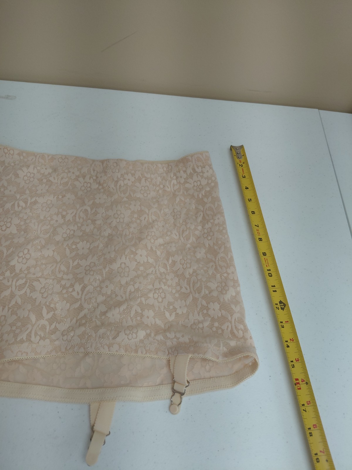 Vintage Crown-nette Open Bottom Girdle With Garter Size 8X/46