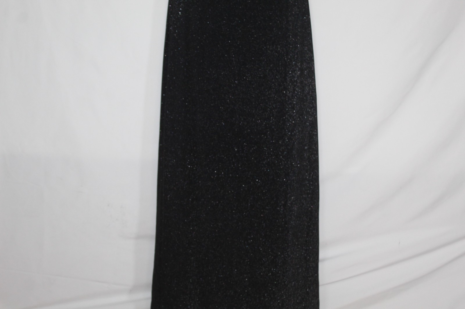 Vintage 90s column dress black metallic long lace up open back leg slit formal