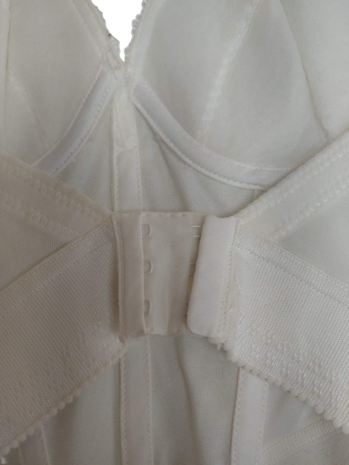 Vintage Backless By Smoothie White Corset Size 34C