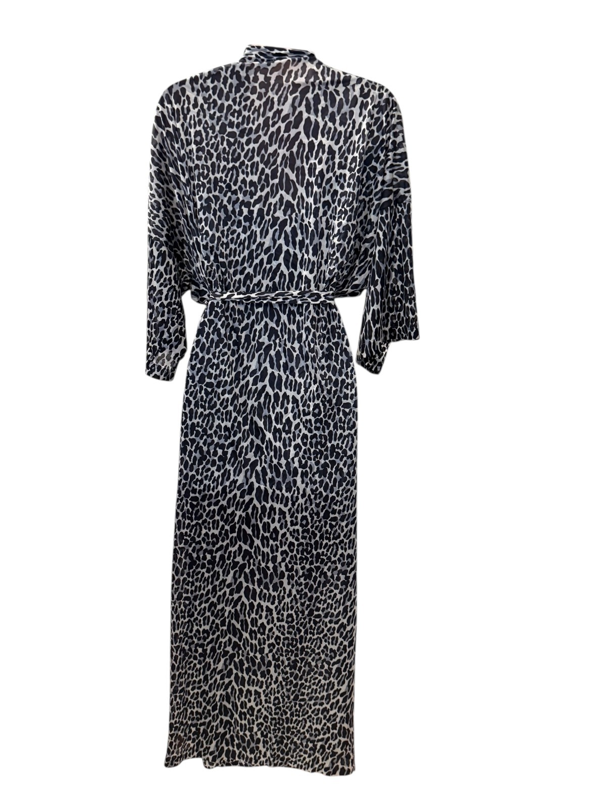 Vintage Large VANITY FAIR Leopard Wrap Peignoir Robe Lingerie Negligee Gown Set