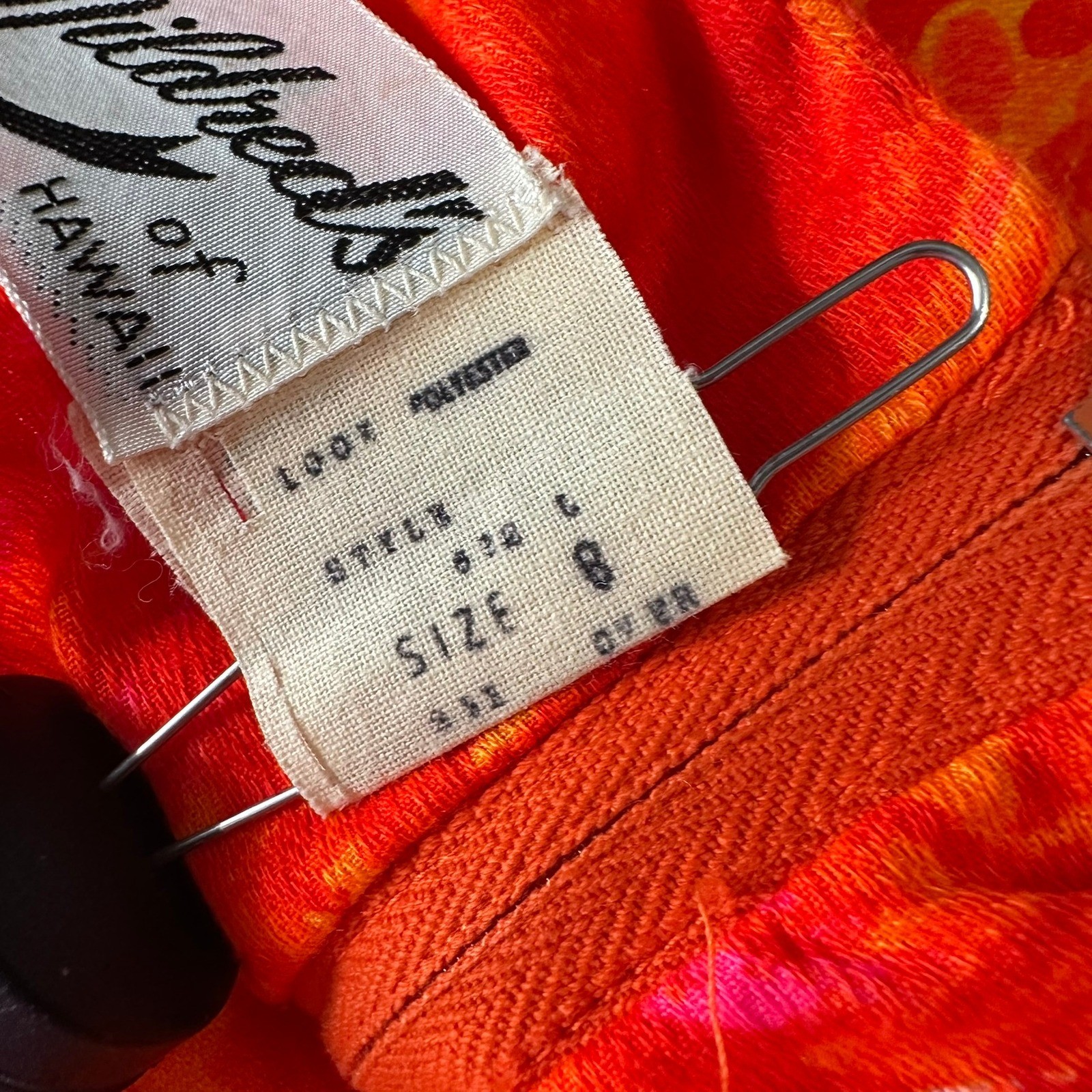 Mildreds of Hawaii Womens Vintage Maxi Dress Size 8 60s 70s Mid Century Tropical