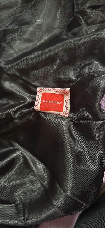 Vintage Lavendar Strawberry Shortcake Angel Cake Bomber Jacket
