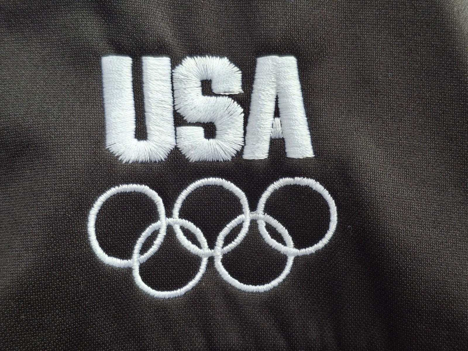 Vintage 1990s black jacket United States Olympic Committee medium