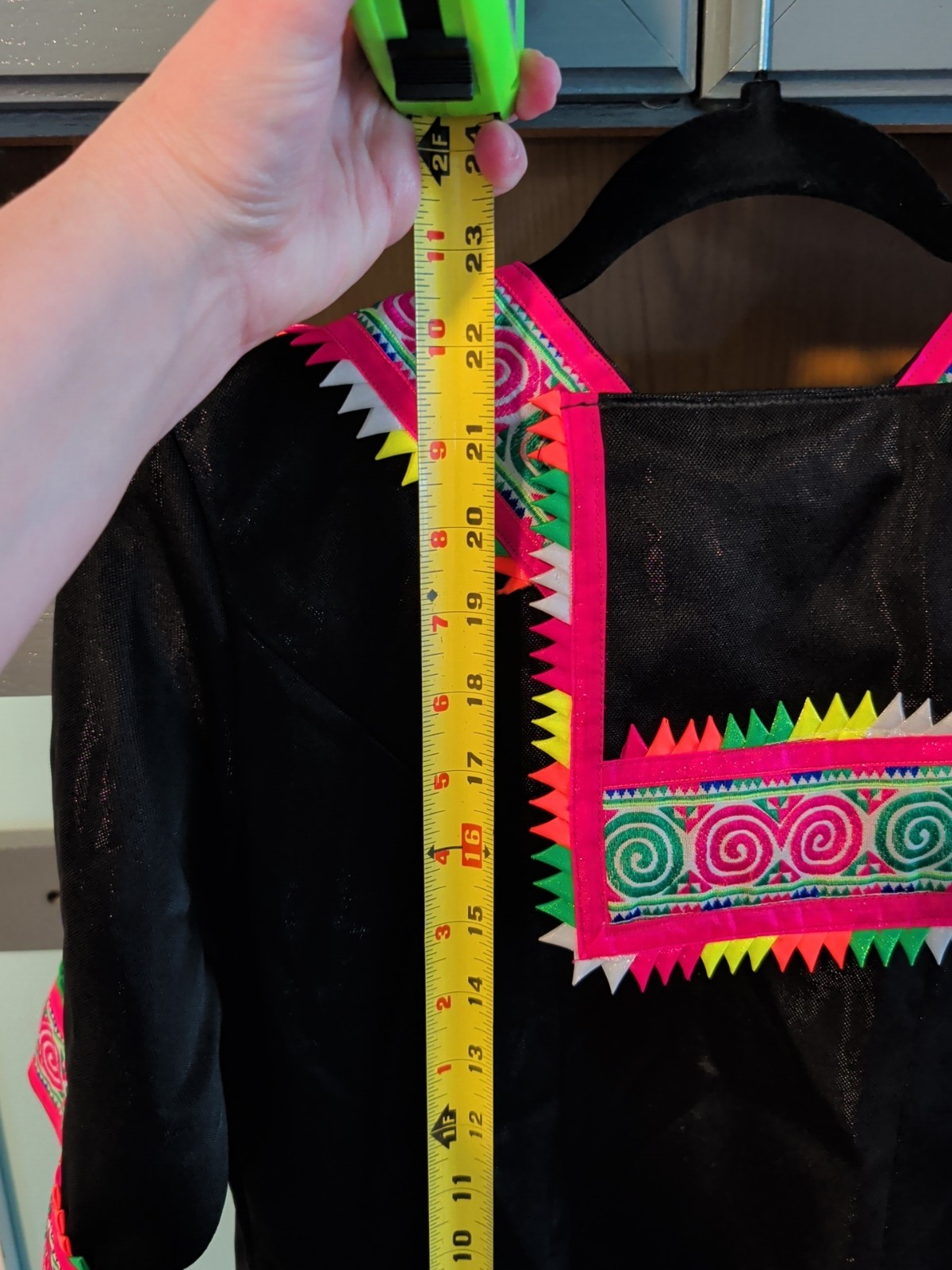 Hand Embroidered Vintage Hmong Jacket Size M