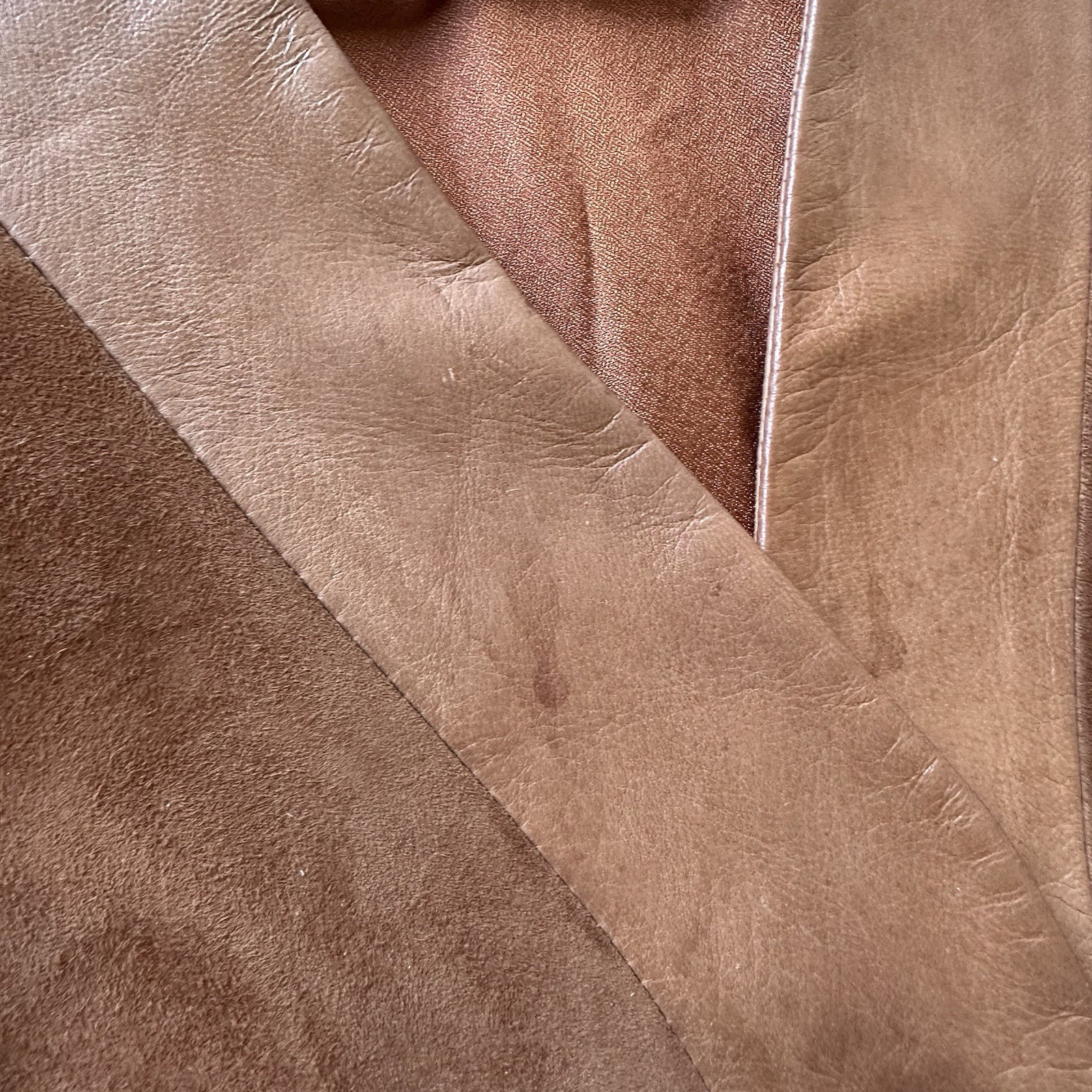 Vintage 1970s LOEWE Tan Suede Leather Maxi Coat Women&rsquo;s 41” Bust