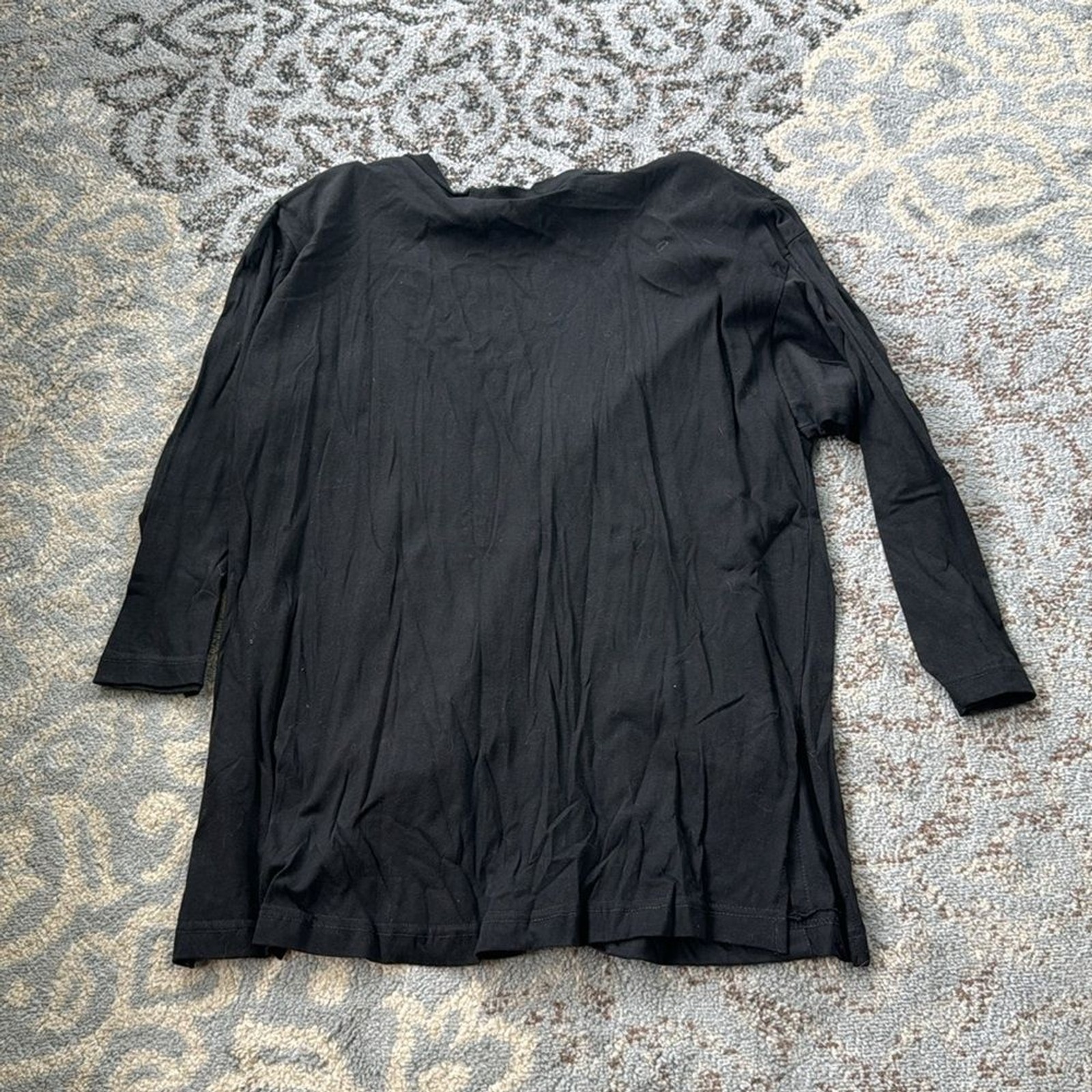 Vintage Reference Point Button Down Cardigan Black Medium