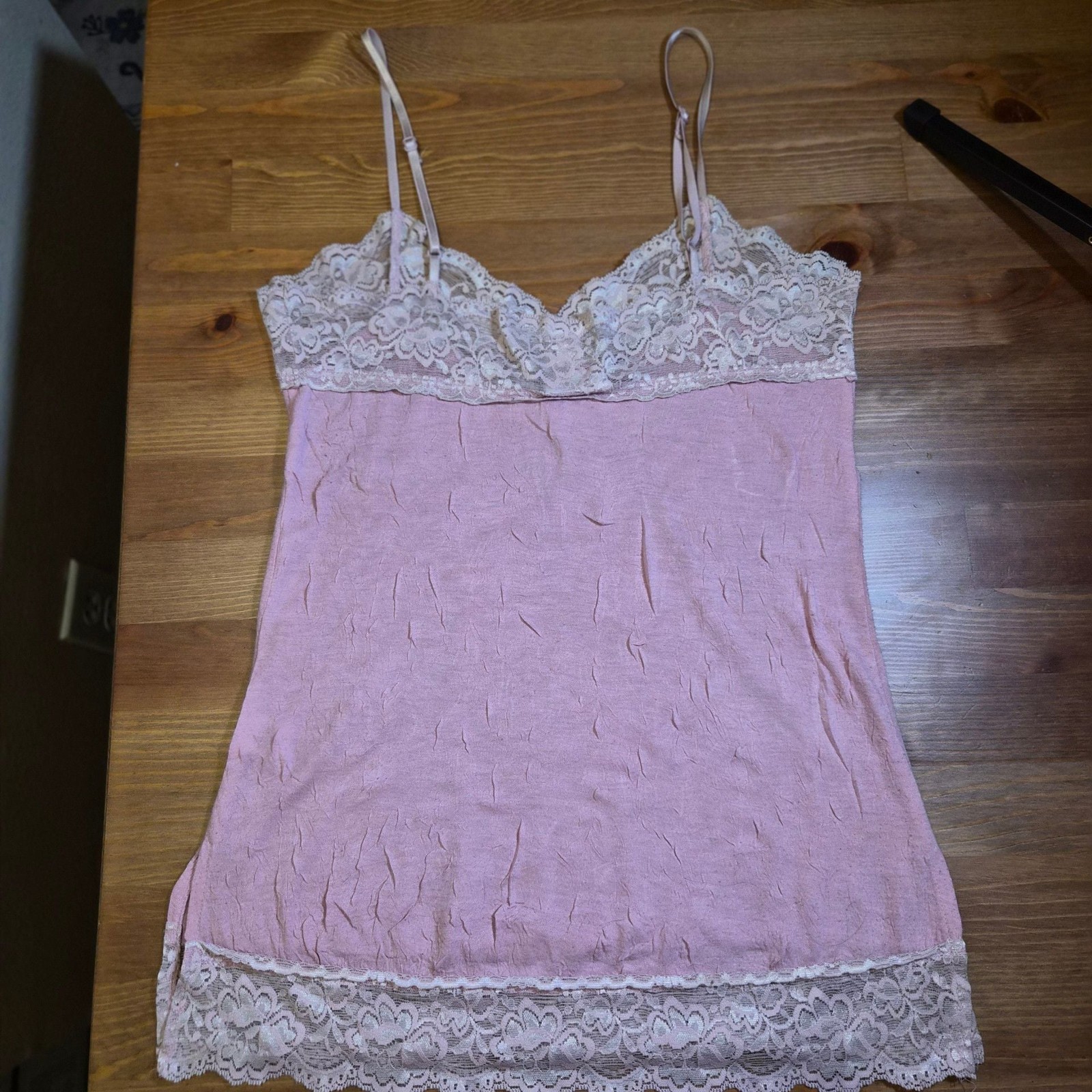 Vintage Paisley Print Camisole with Lace Trim