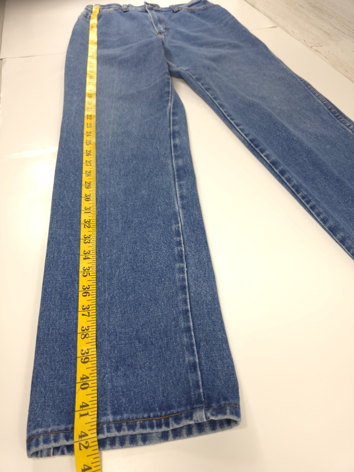 VINTAGE WRANGLER WOMEN&rsquo;S JEANS SIZE 10 AVERAGE MEASUREMENTS 27×32 *100% COTTON*